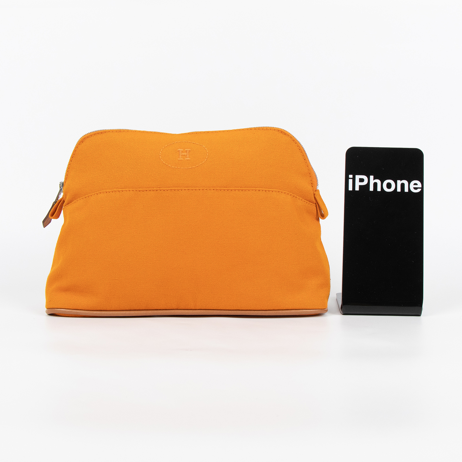 愛馬仕 Hermes Bolide 收納包 迷你 火橘色 H104773Mv02  橘BOLIDE化妝包 無附屬品