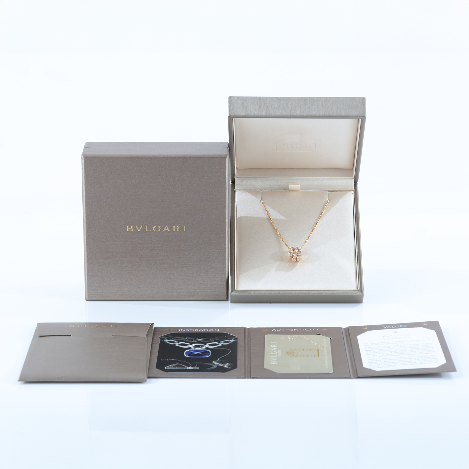 寶格麗 BVLGARI Serpenti Viper 項鏈 357795 RG 帶鑽Serpenti Viper 項鏈 原廠盒子/保證卡