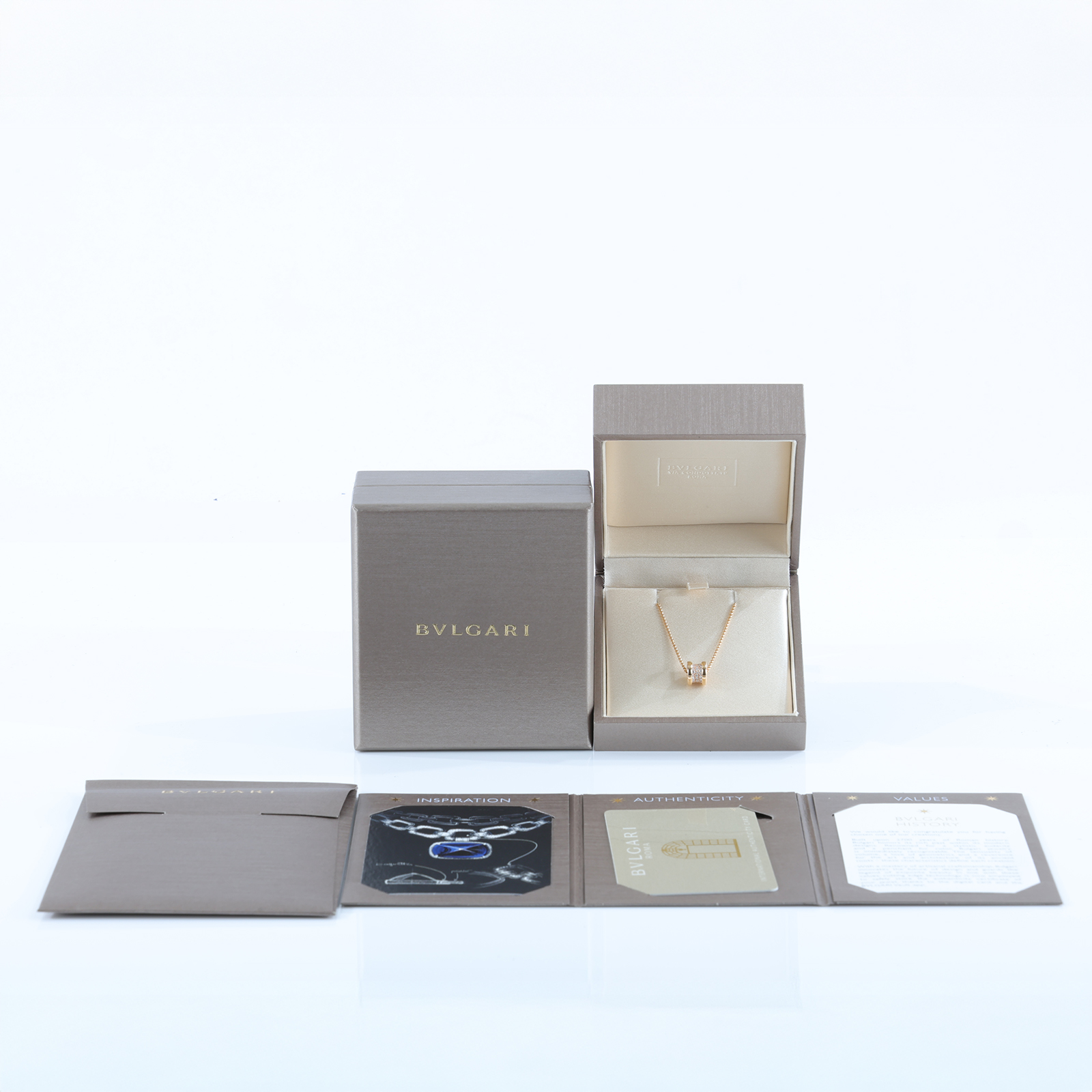 寶格麗 BVLGARI B.zero1 項鏈 351116 RG 帶鑽B.zero1 MINI 項鏈 原廠盒子/保證卡
