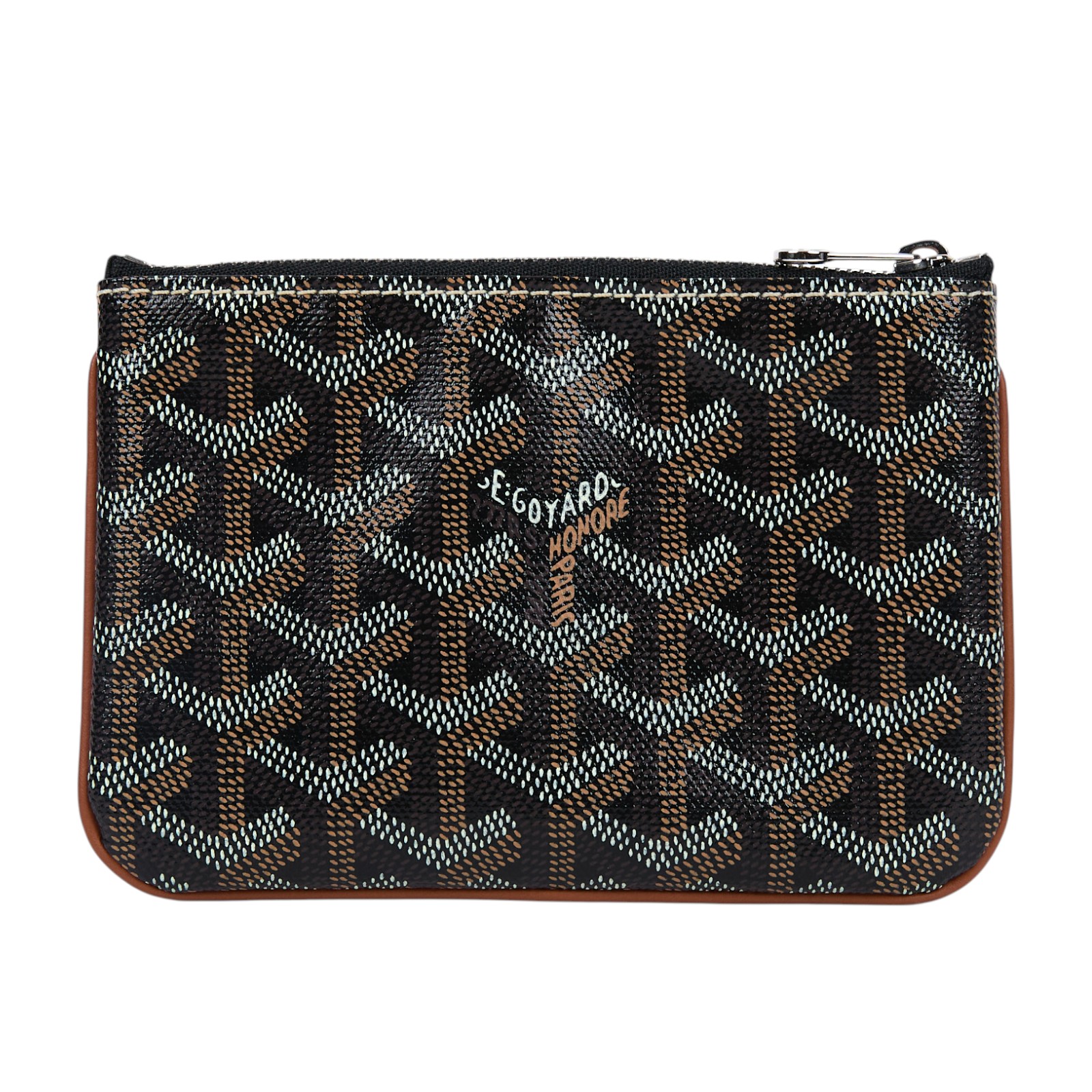 高雅德 GOYARD Sénat Mini Pouch 迷你小包 SENAT2MINTY 棕SENNA MINI POUCH 無附屬品