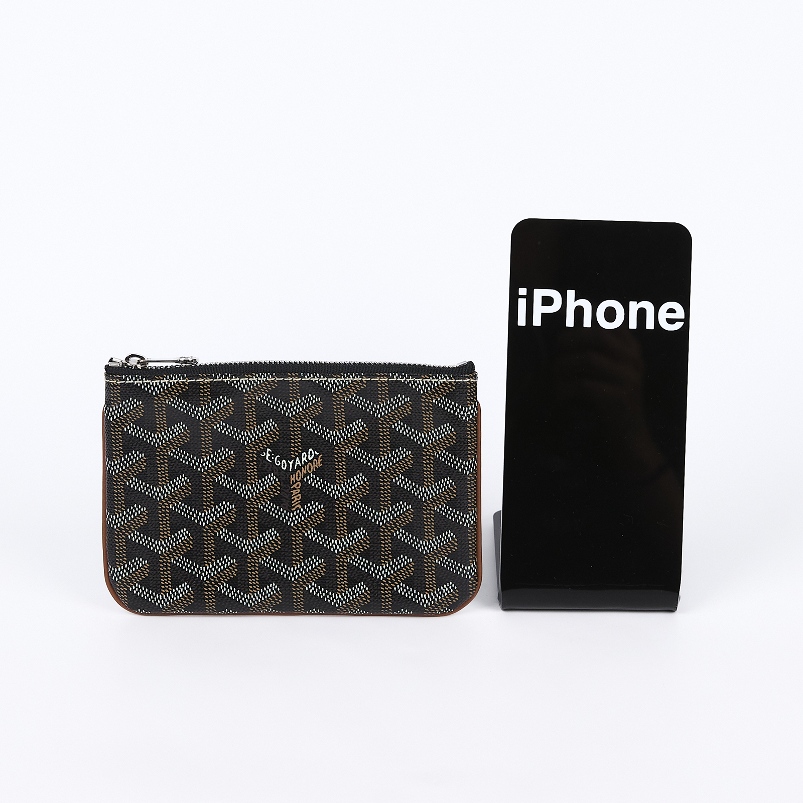 高雅德 GOYARD Sénat Mini Pouch 迷你小包 SENAT2MINTY 棕SENNA MINI POUCH 無附屬品