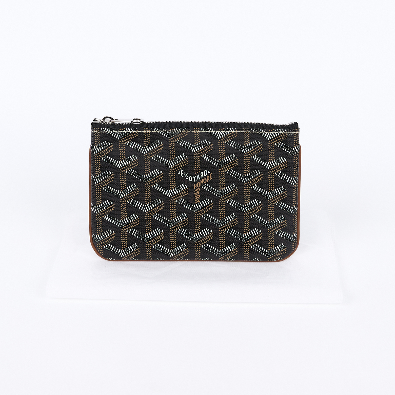 高雅德 GOYARD Sénat Mini Pouch 迷你小包 SENAT2MINTY 棕SENNA MINI POUCH 無附屬品