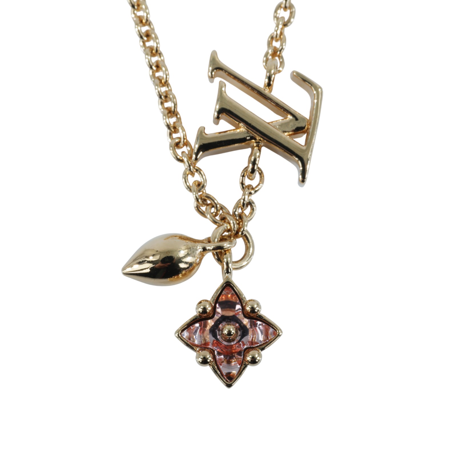 路易威登 LOUIS VUITTON Loulougram 手鍊 M00801 LOULOUGRAM系列字母標誌墜飾手鍊 原廠盒子/防塵袋