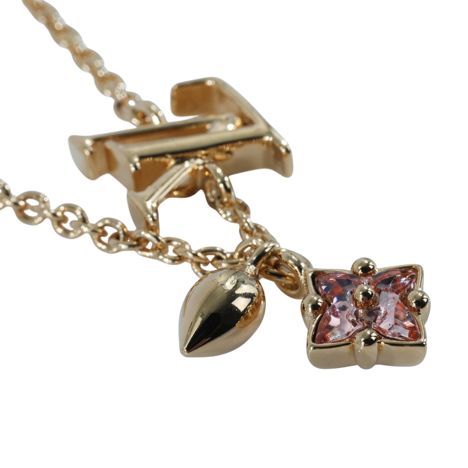 路易威登 LOUIS VUITTON Loulougram 手鍊 M00801 LOULOUGRAM系列字母標誌墜飾手鍊 原廠盒子/防塵袋