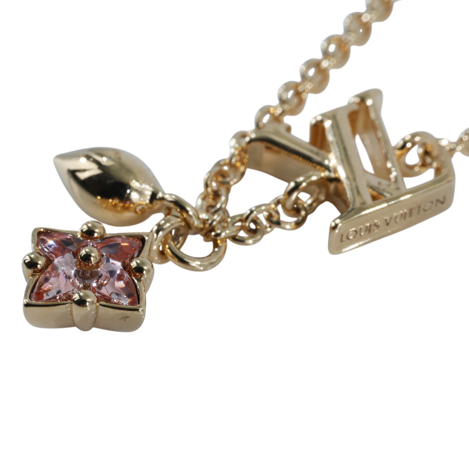 路易威登 LOUIS VUITTON Loulougram 手鍊 M00801 LOULOUGRAM系列字母標誌墜飾手鍊 原廠盒子/防塵袋