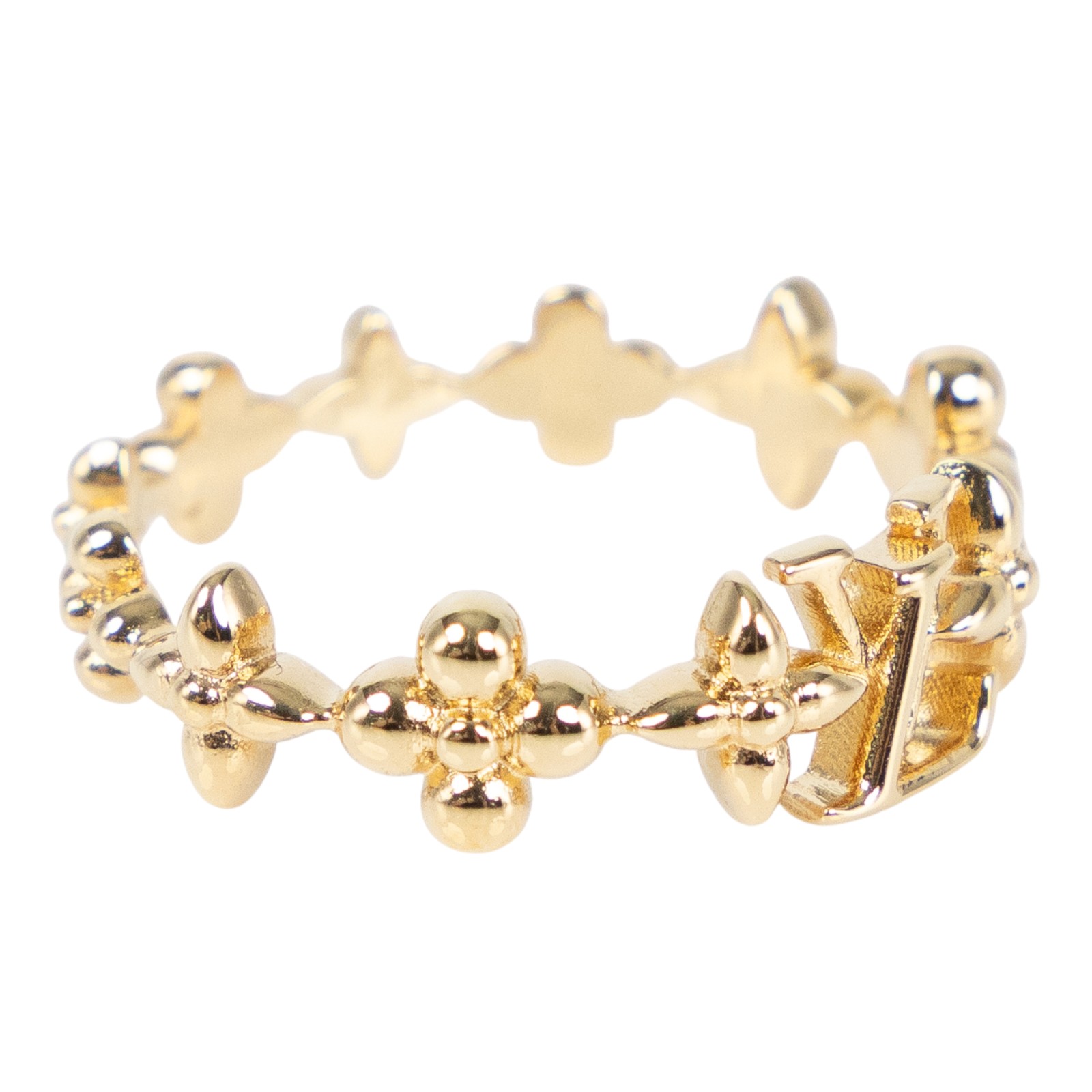 路易威登 LOUIS VUITTON BABY LOUIS 戒指 M1438S 金色BABY LOUIS 戒指#M 原廠盒子/防塵袋