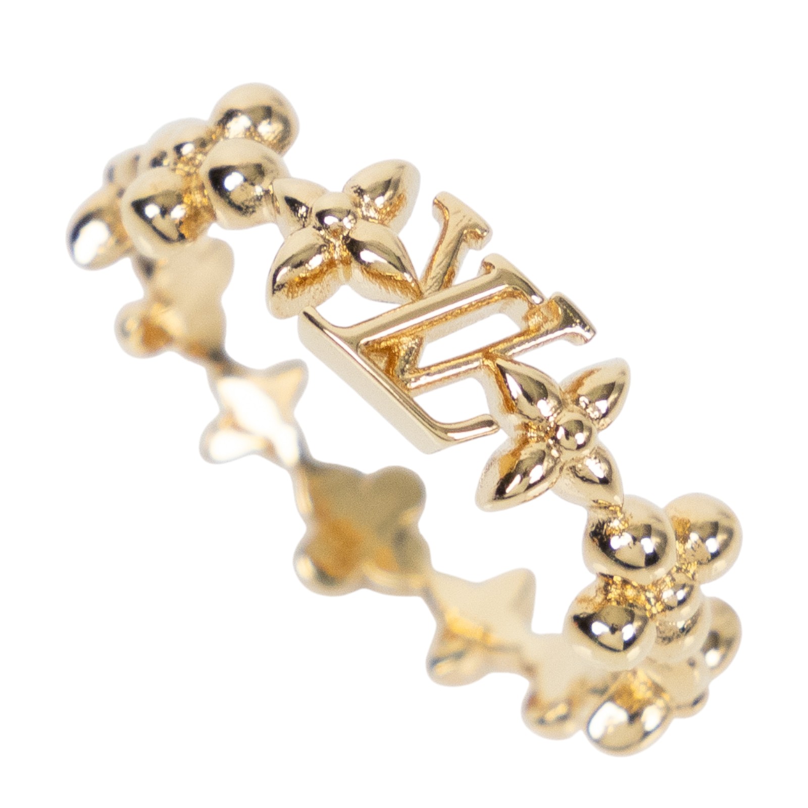 路易威登 LOUIS VUITTON BABY LOUIS 戒指 M1438S 金色BABY LOUIS 戒指#M 原廠盒子/防塵袋