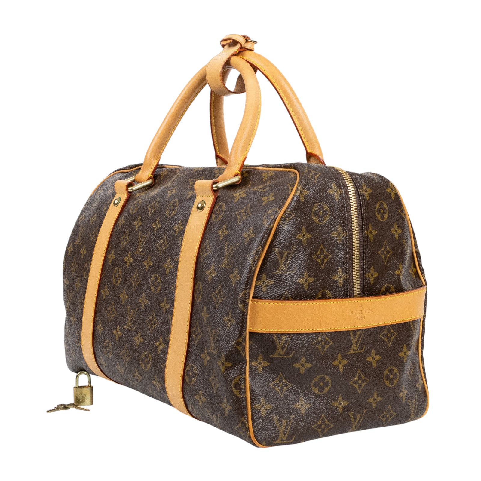 路易威登 LOUIS VUITTON Carryall 老花 手提包 行李包 M40074 原花手提行李包 釦環/鎖組/防塵袋