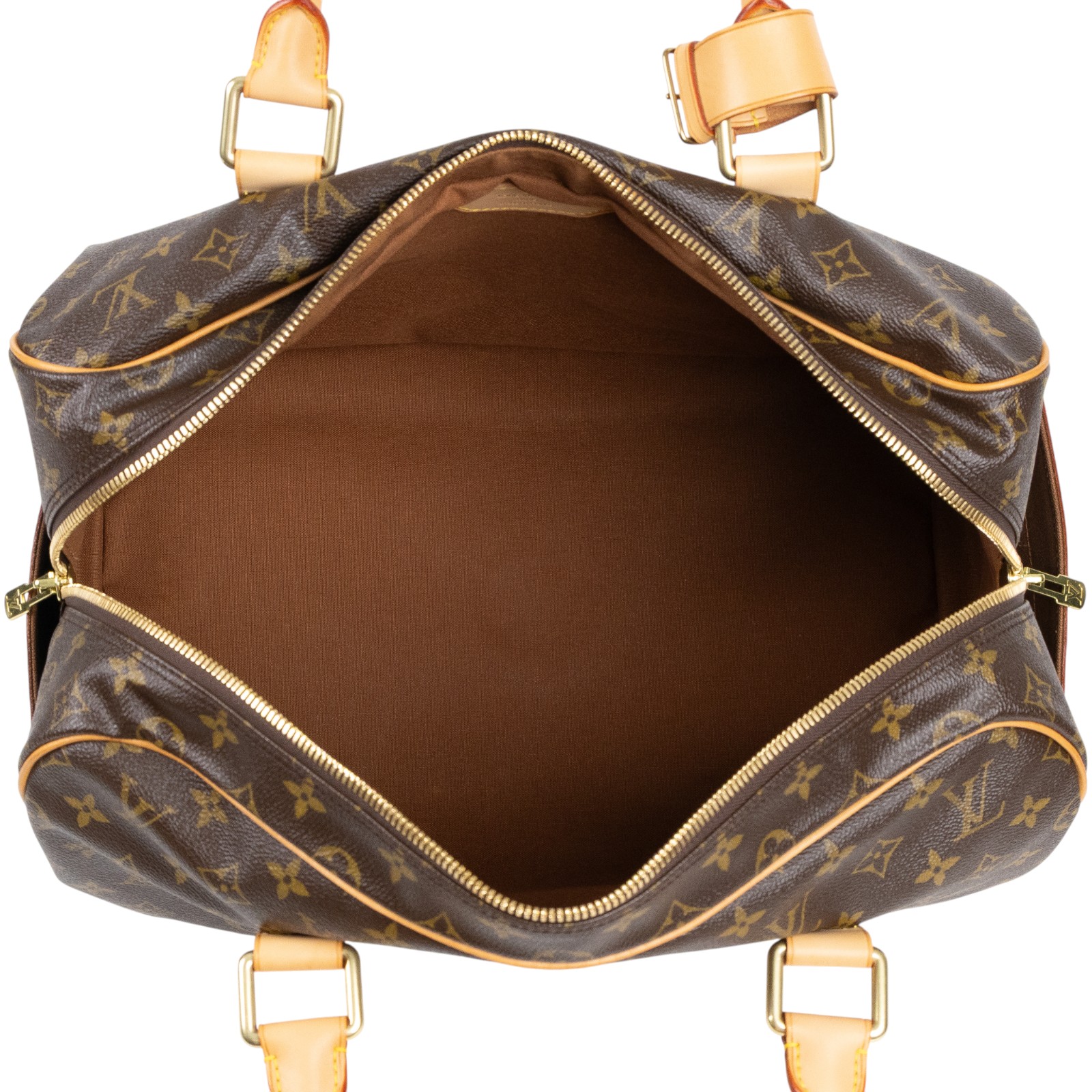 路易威登 LOUIS VUITTON Carryall 老花 手提包 行李包 M40074 原花手提行李包 釦環/鎖組/防塵袋