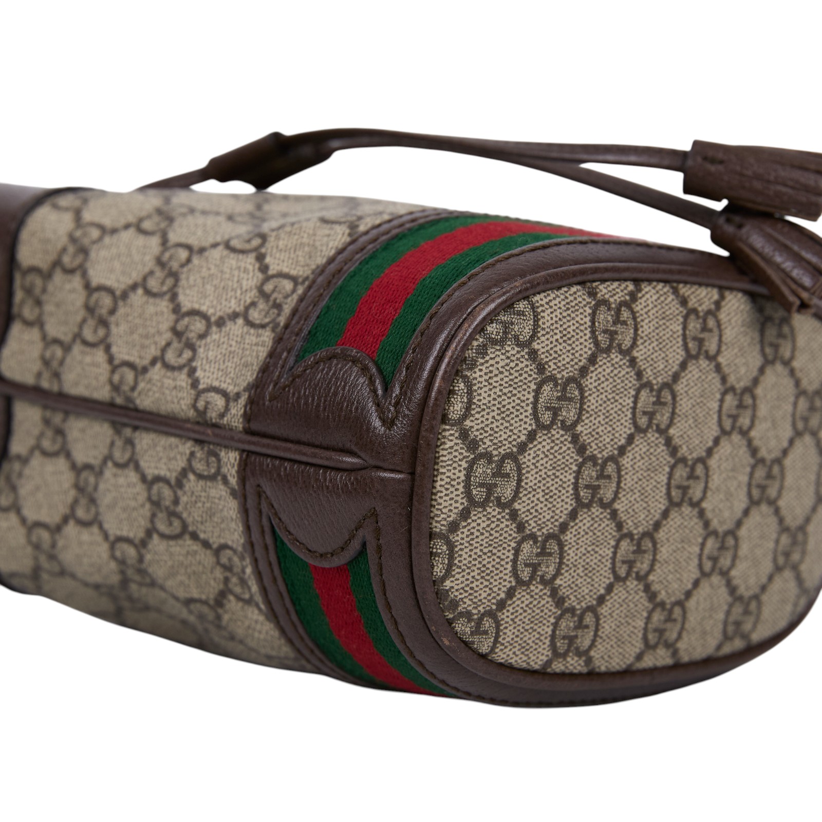 古馳 GUCCI Ophidia GG 迷你 水桶袋 米色 烏木色 550620 96I3B 棕GG紋OPHIDIA水桶包 防塵袋/原廠盒子/購買證明正本