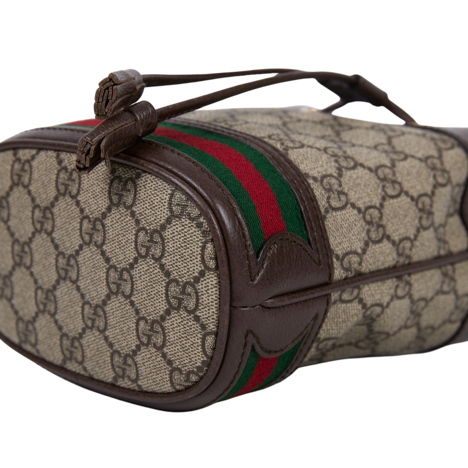 古馳 GUCCI Ophidia GG 迷你 水桶袋 米色 烏木色 550620 96I3B 棕GG紋OPHIDIA水桶包 防塵袋/原廠盒子/購買證明正本