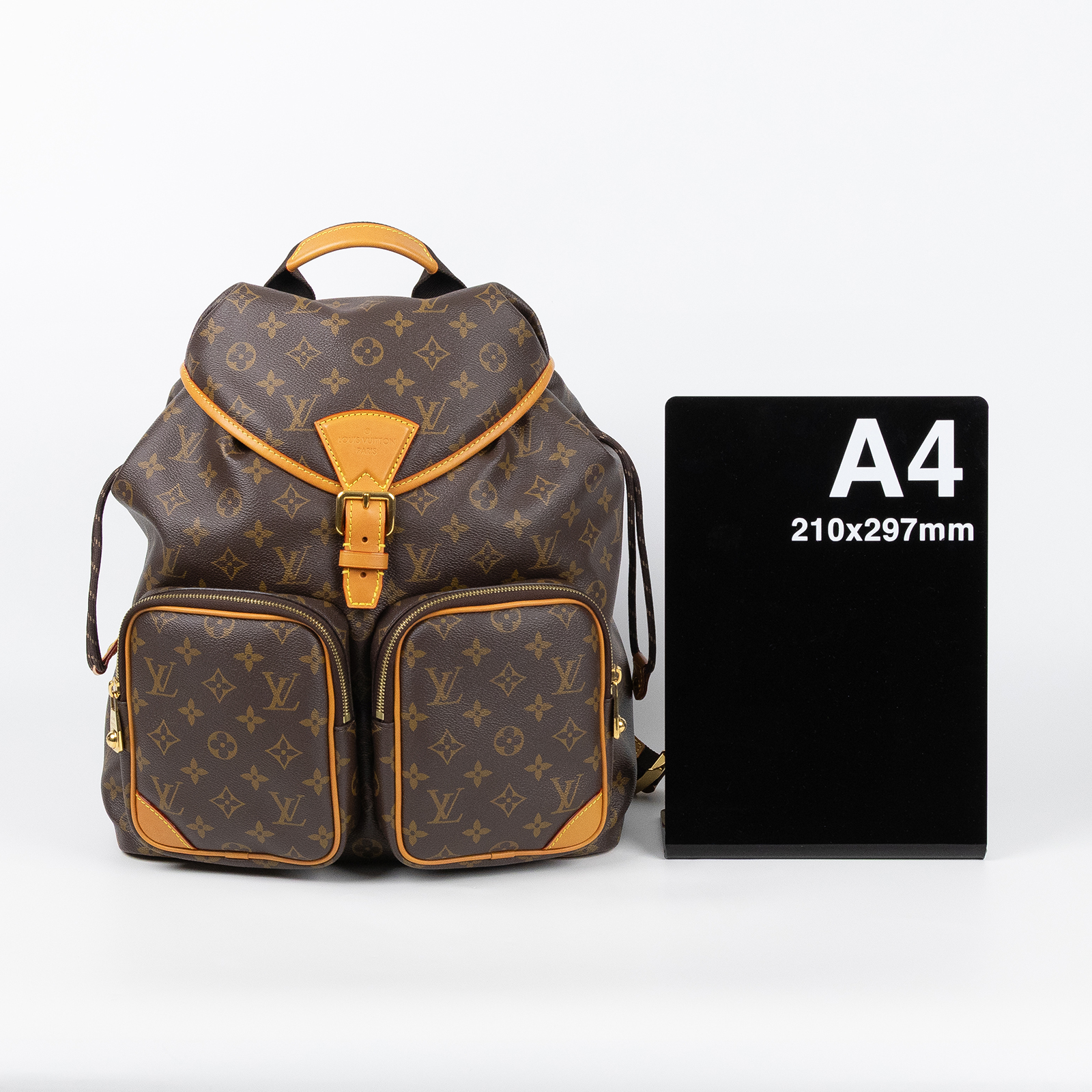 路易威登 LOUIS VUITTON Montsouris Cargo 老花 後背包 M14015 晶片款 原花Montsouris Cargo後背包 防塵袋