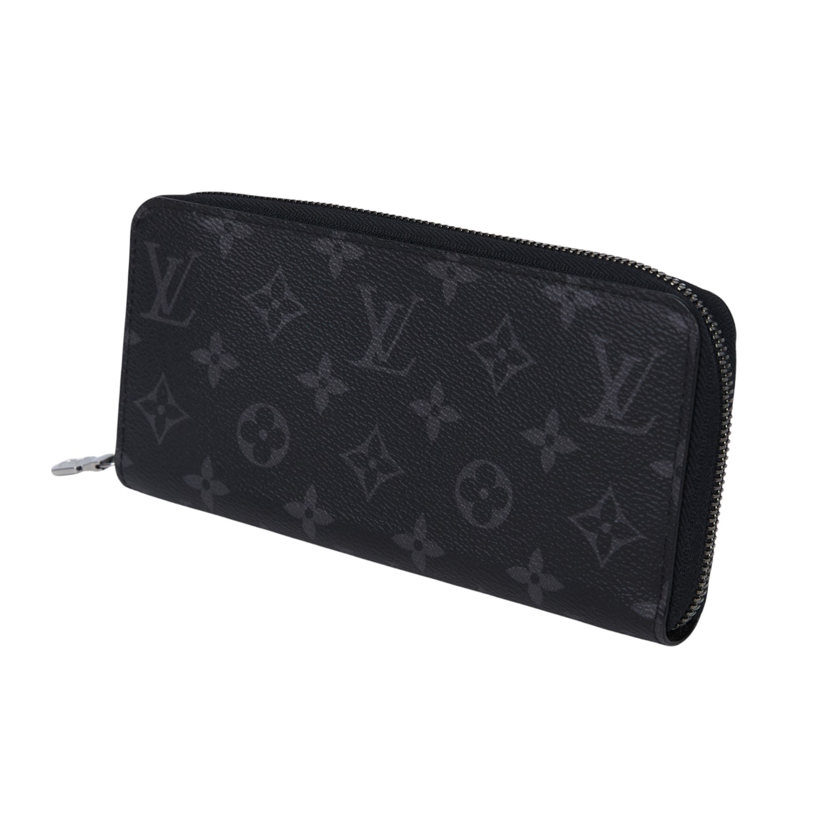 路易威登 LOUIS VUITTON 錢包 拉鍊 長夾 M11611 晶片款 黑原花拉鍊長夾 防塵袋/原廠盒子/購買證明影本