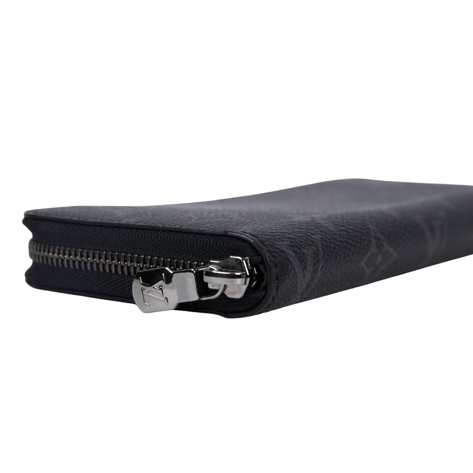 路易威登 LOUIS VUITTON 錢包 拉鍊 長夾 M11611 晶片款 黑原花拉鍊長夾 防塵袋/原廠盒子/購買證明影本