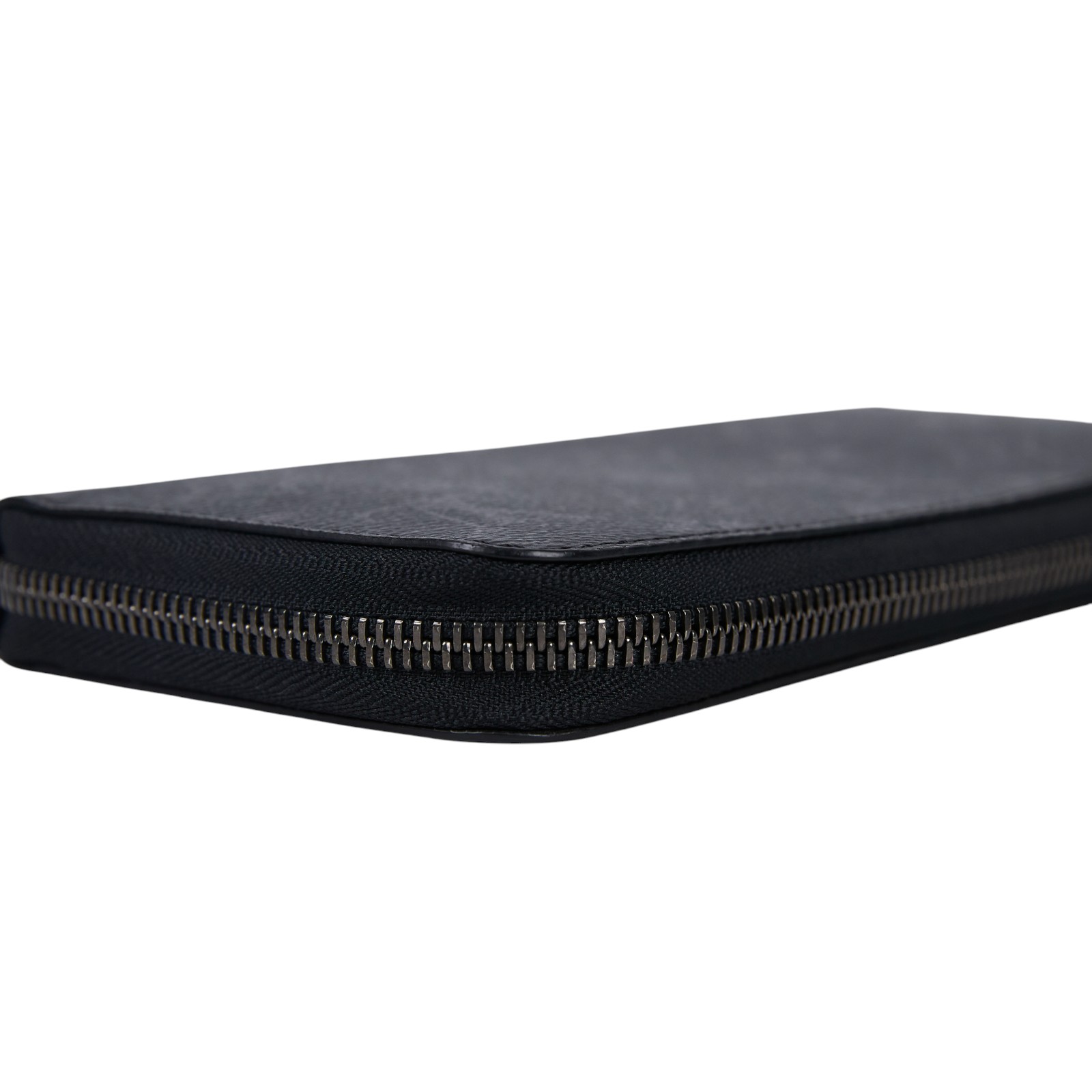 路易威登 LOUIS VUITTON 錢包 拉鍊 長夾 M11611 晶片款 黑原花拉鍊長夾 防塵袋/原廠盒子/購買證明影本