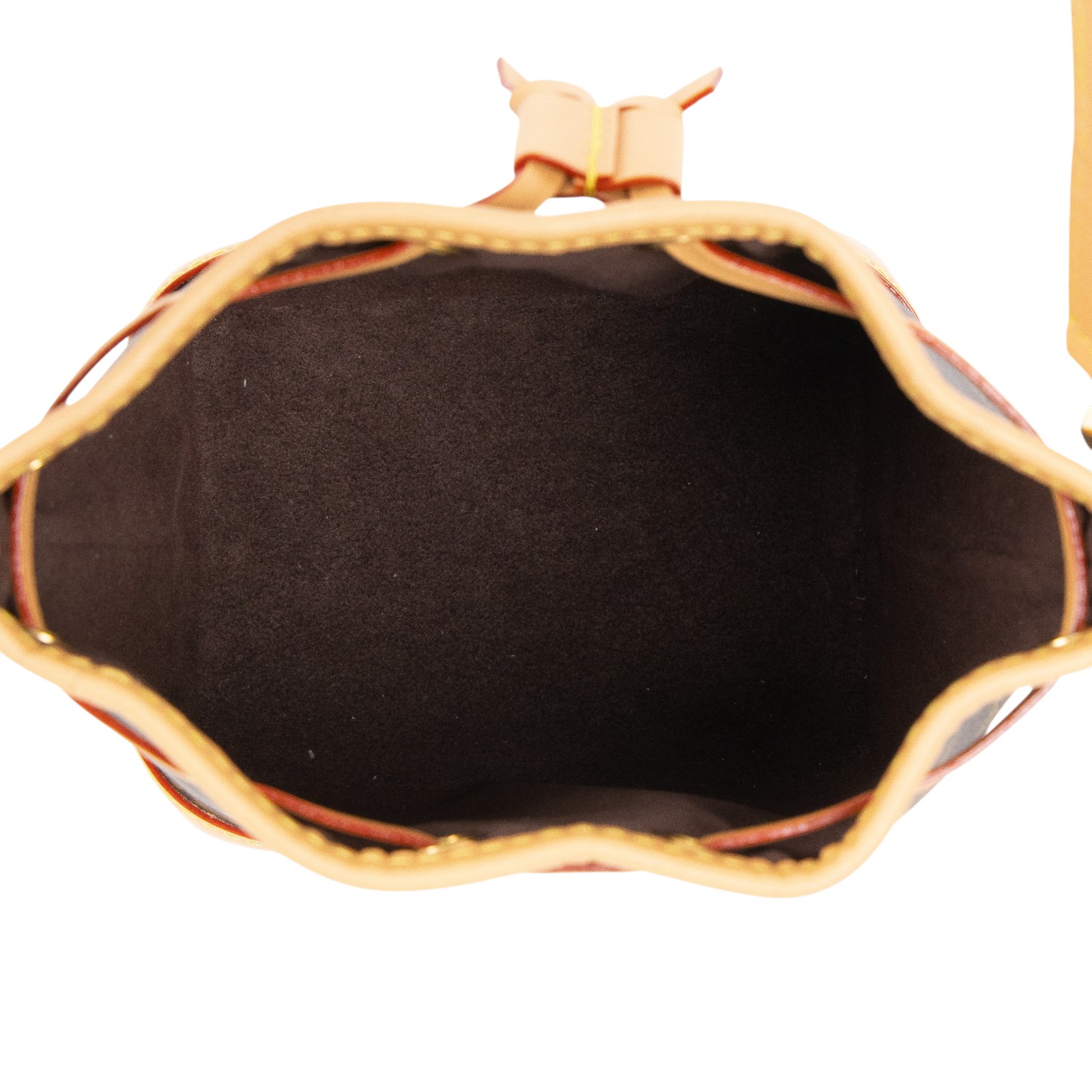 路易威登 LOUIS VUITTON Nano Noé 原花 束口水桶包 M81266 晶片款 原花NANO NOE 原廠盒子/防塵袋/背帶2