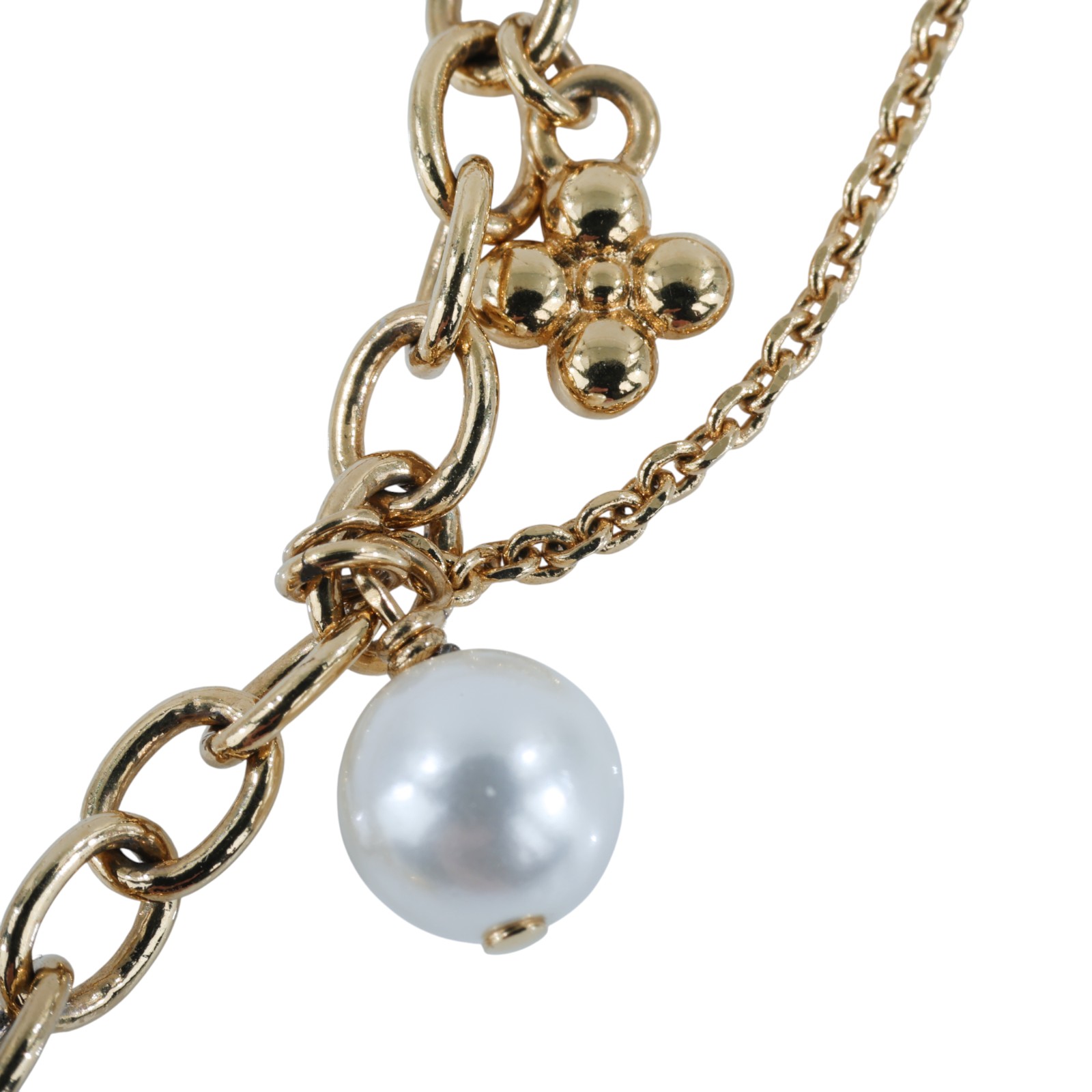 路易威登 LOUIS VUITTON Blooming Pearls 手鏈 M1684A 金Blooming Pearls手鏈 防塵袋