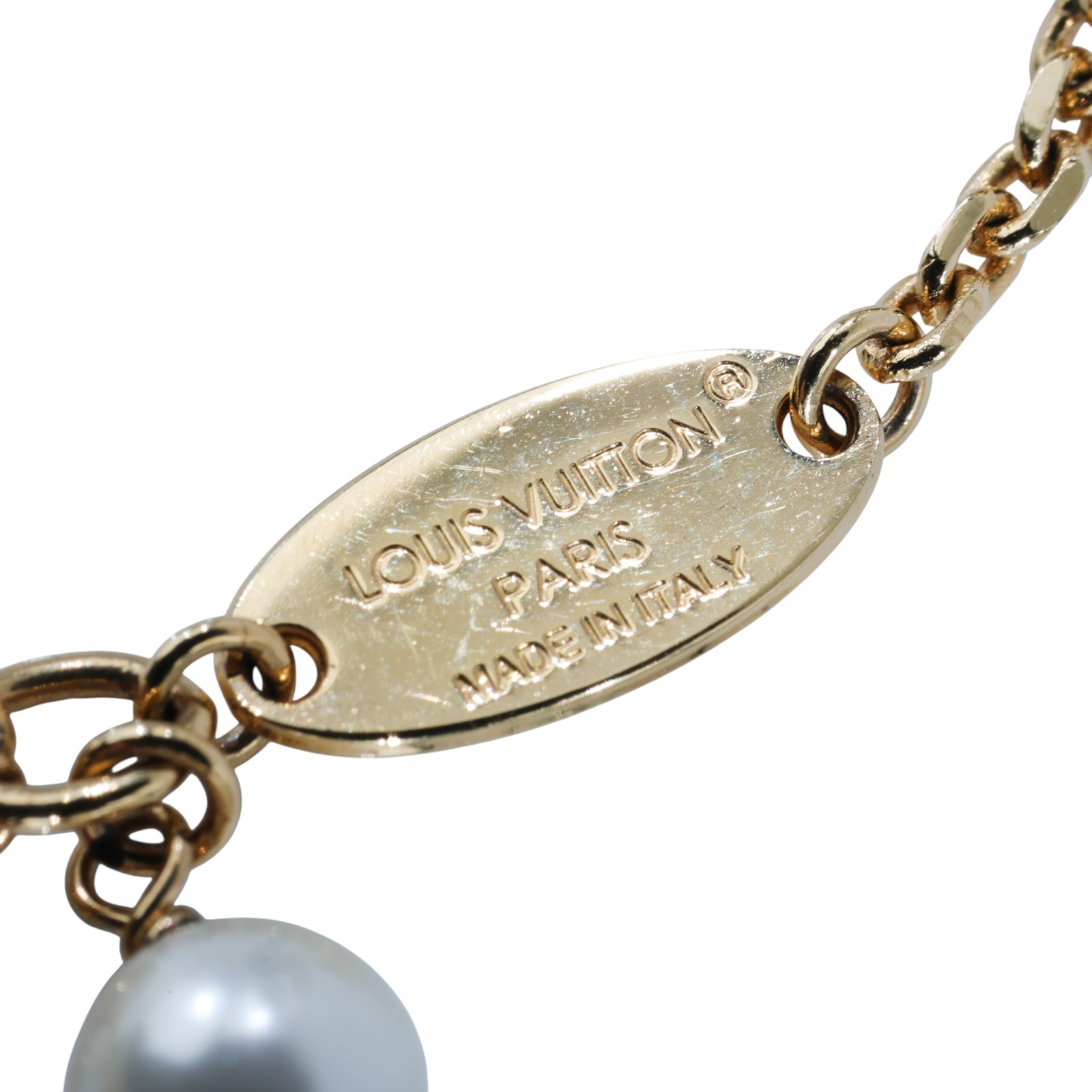 路易威登 LOUIS VUITTON Blooming Pearls 手鏈 M1684A 金Blooming Pearls手鏈 防塵袋