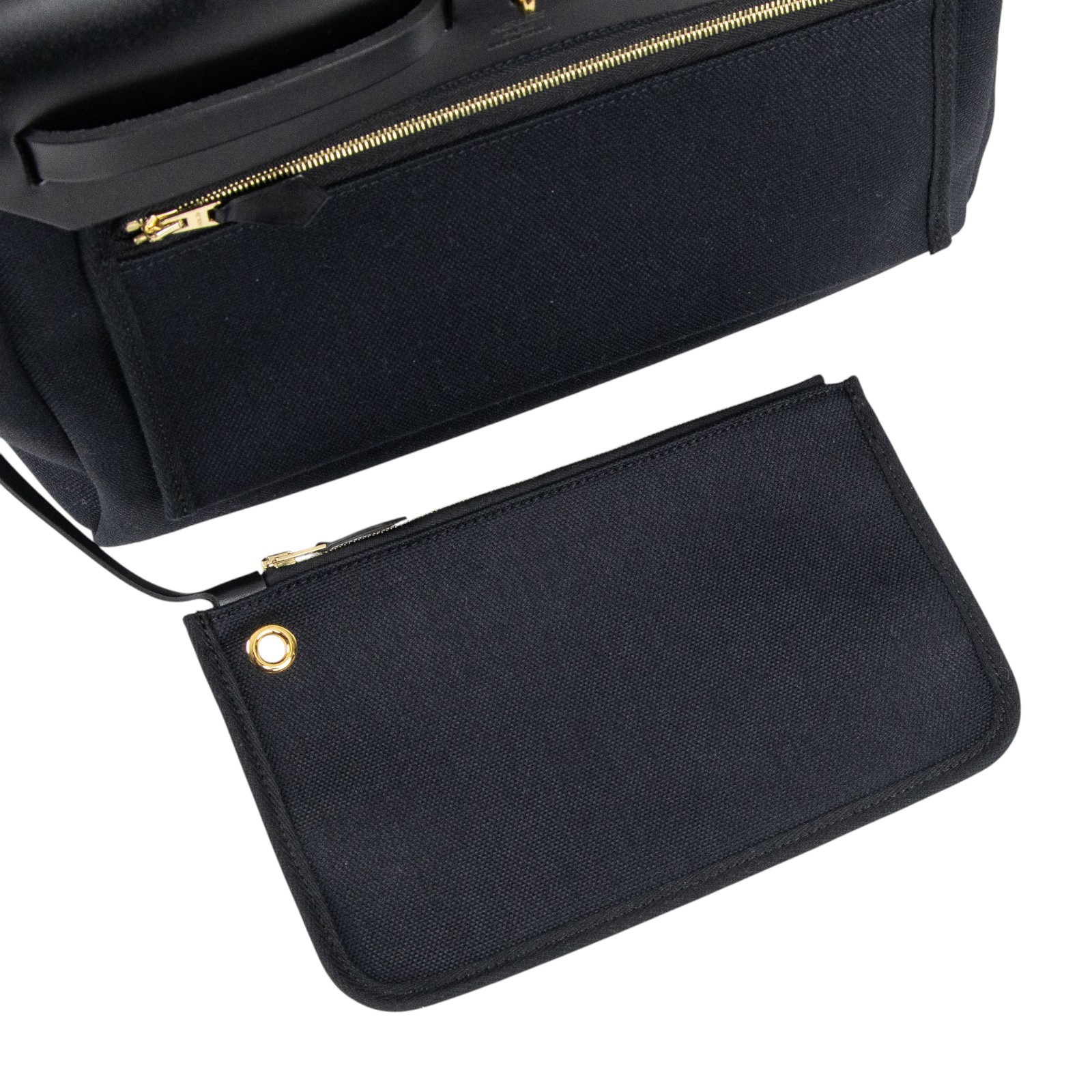 愛馬仕 Hermes Herbag Zip 31 HER31 K MN 004 KD K刻黑拚帆布HERBAG31 防塵袋/內袋/鎖組