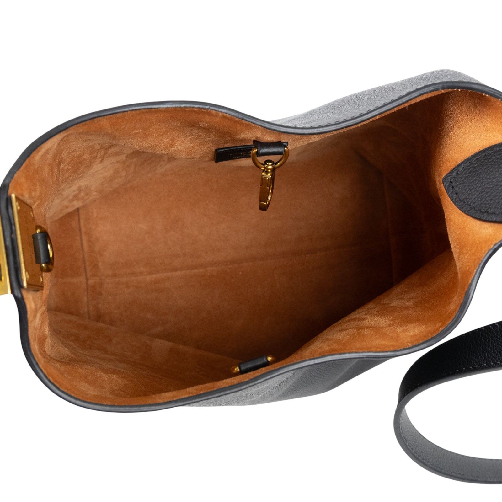 路易威登 LOUIS VUITTON Low Key Hobo MM 肩背包 斜背包 M24856 晶片款 黑金Low Key Hobo MM 防塵袋/內袋