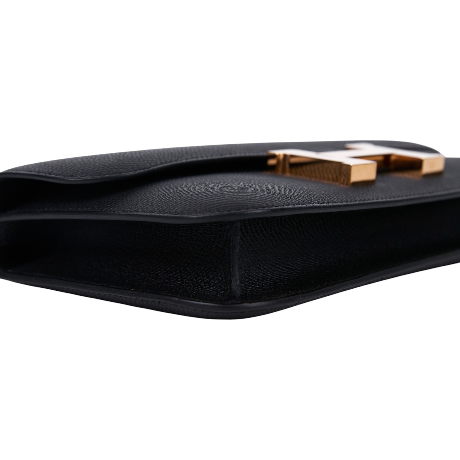 愛馬仕 Hermes Constance 24 Elan 康康包 玫瑰金扣 黑色 H085425CD89 /KPI565MS  防塵袋/背帶/購買證明影本/鏡子