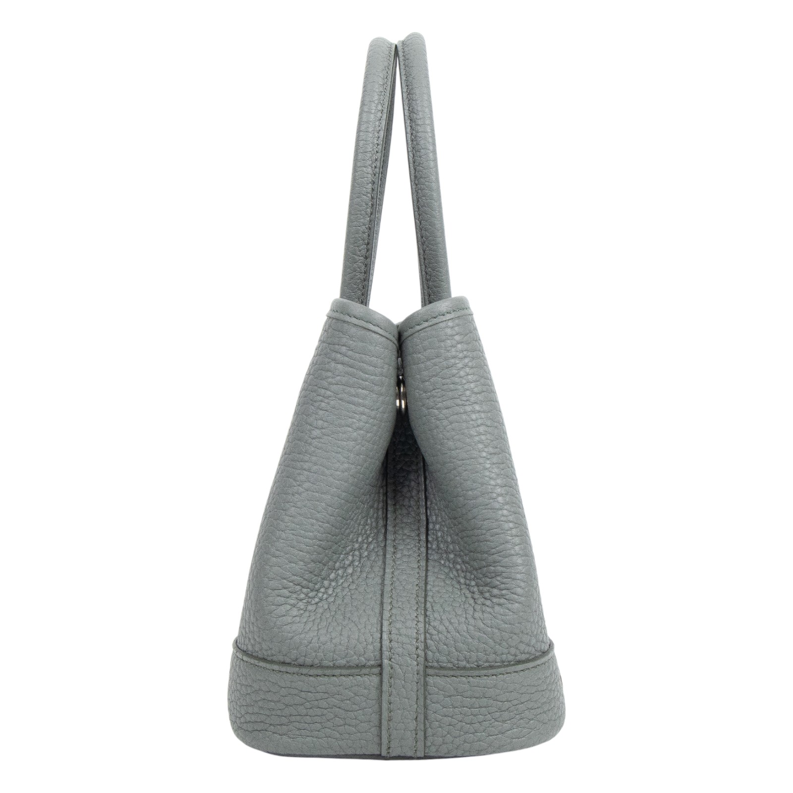 愛馬仕 Hermes Garden Party 花園派對包 23 銀色五金 杏仁綠 H086422CK63 /WAM010UH  防塵袋/購買證明影本