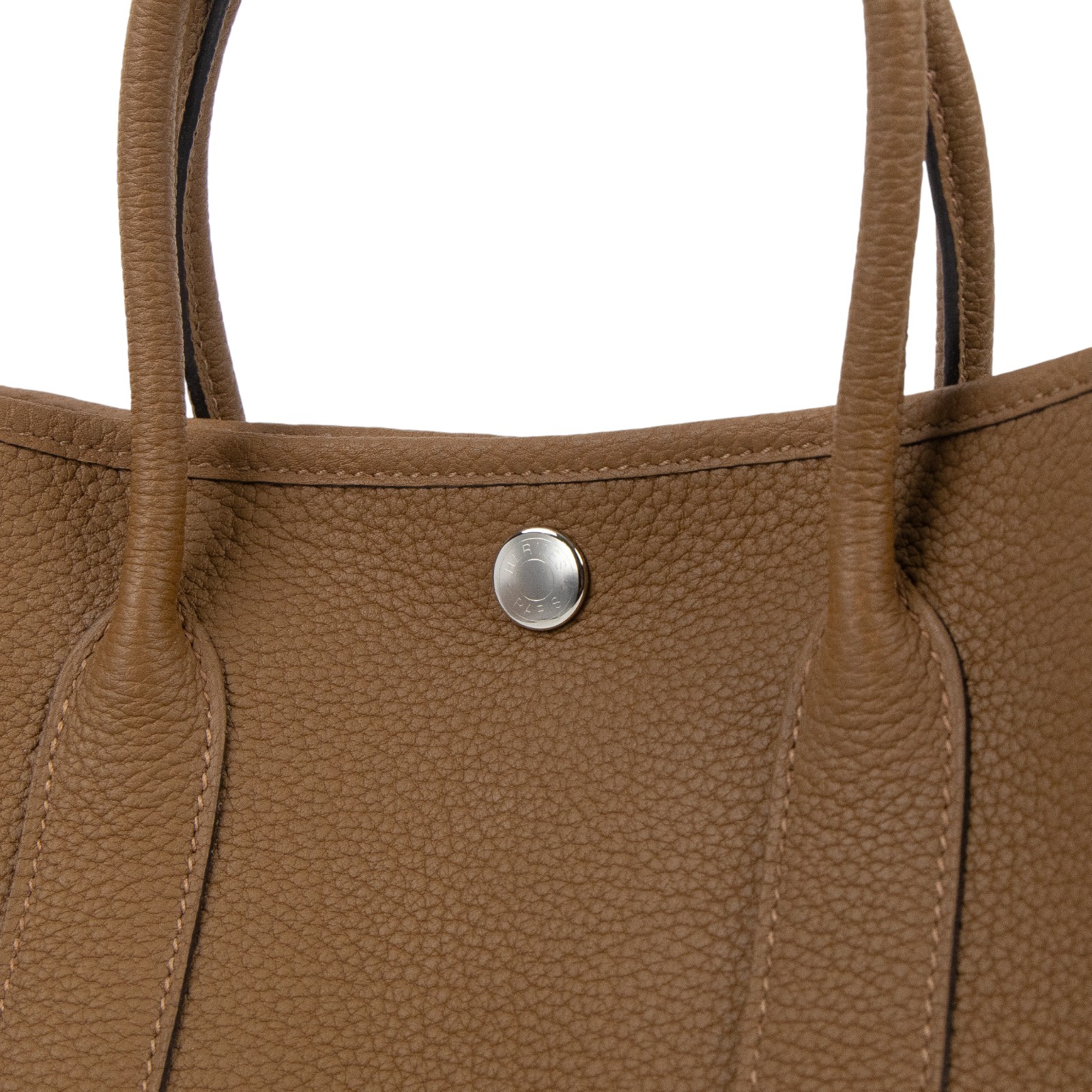 愛馬仕 Hermes Garden Party 花園派對包 30 栗子棕色 銀色五金 H051568CK3G 防塵袋/購買證明影本