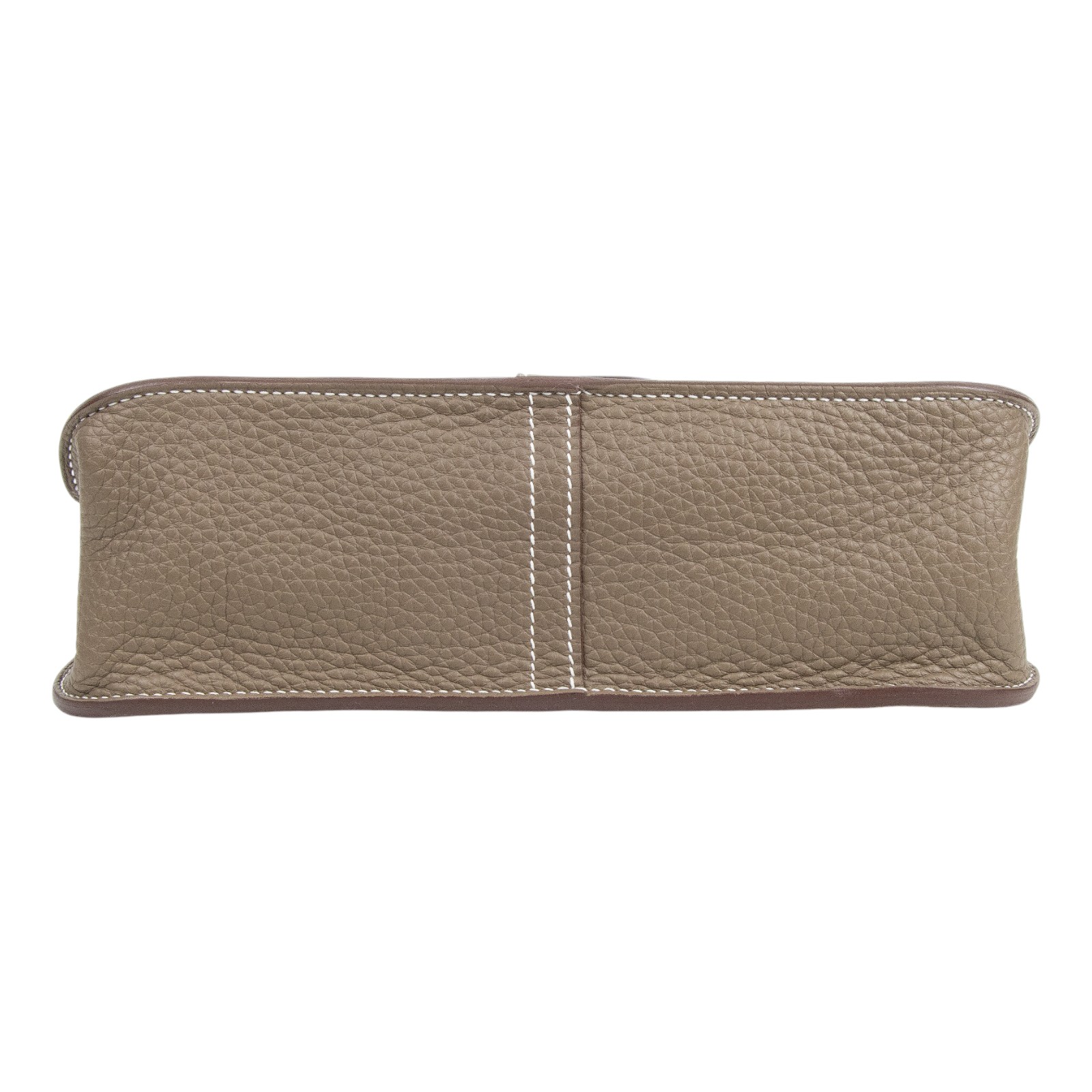 愛馬仕 Hermes Halzan 25 手拿 手提 肩背 斜背包 銀色五金 大象灰 H082027CK18 /KSI003DB  防塵袋/背帶/購買證明影本