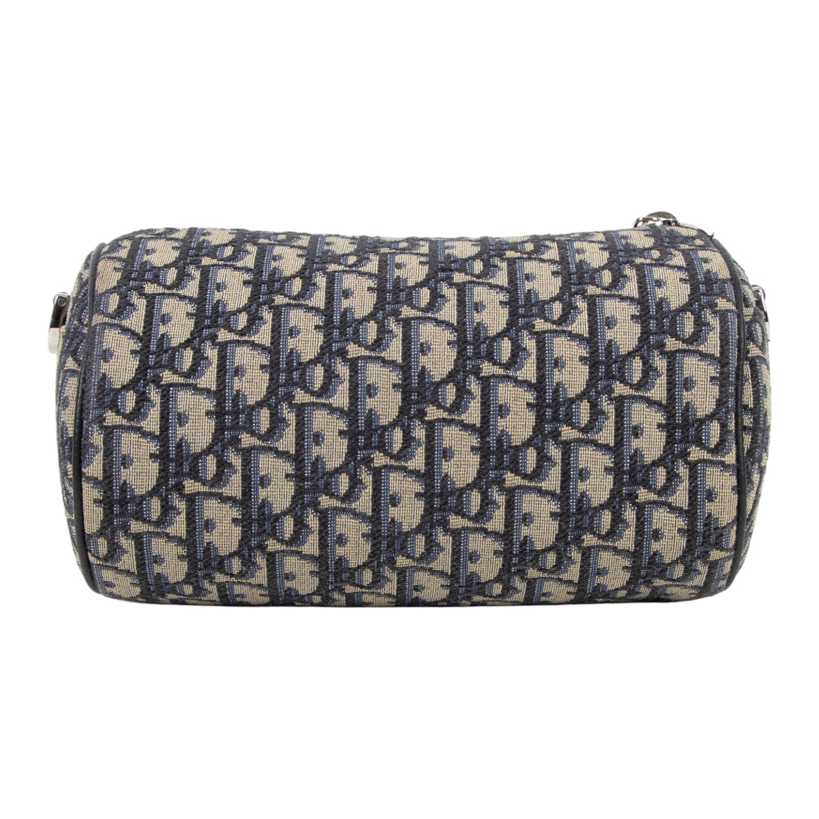 迪奧 CHRISTIAN DIOR Roller Bag 斜背包滾筒包 1ROPO061YKY 藍OBLIQUE ROLLER 圓筒包 防塵袋