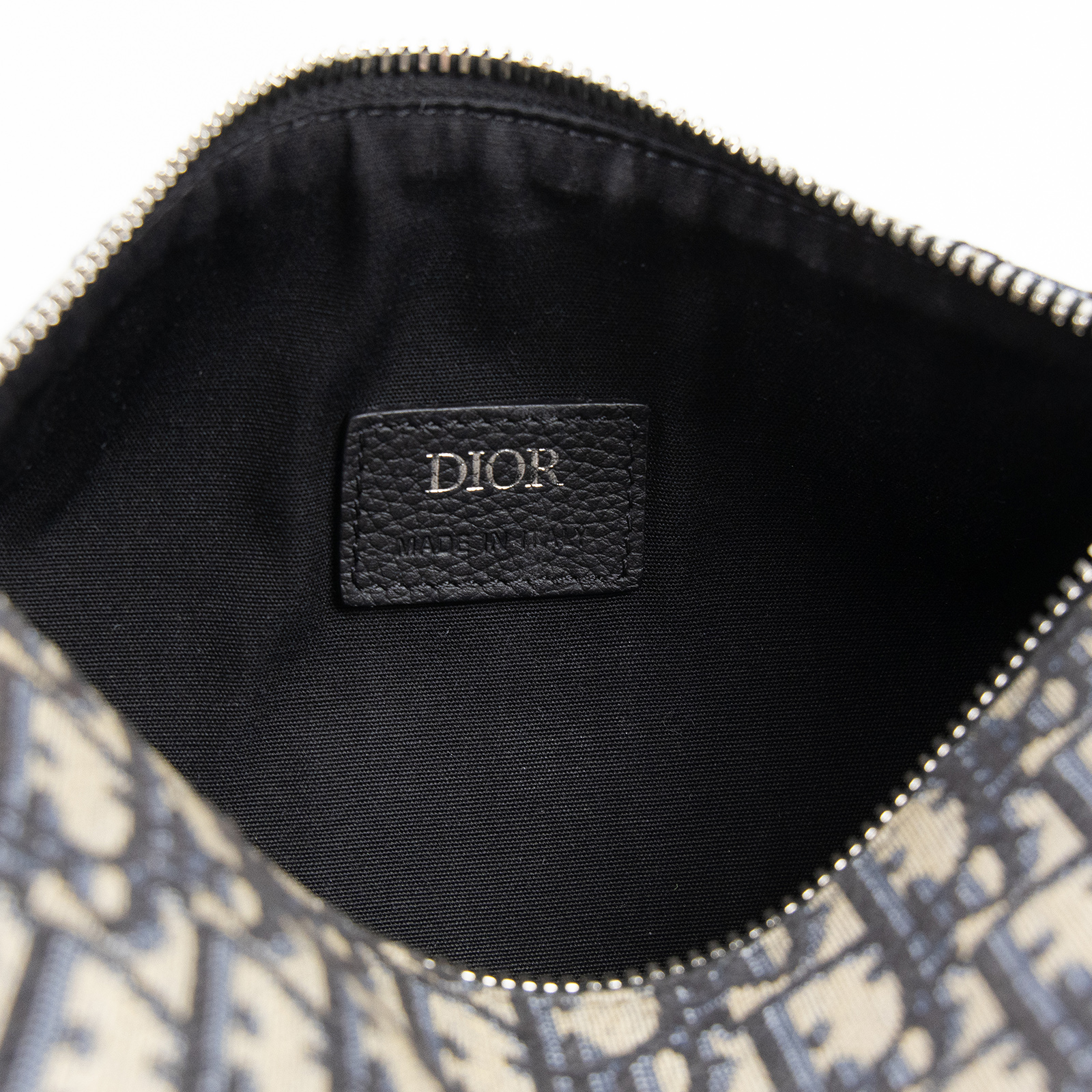 迪奧 CHRISTIAN DIOR Roller Bag 斜背包滾筒包 1ROPO061YKY 藍OBLIQUE ROLLER 圓筒包 防塵袋