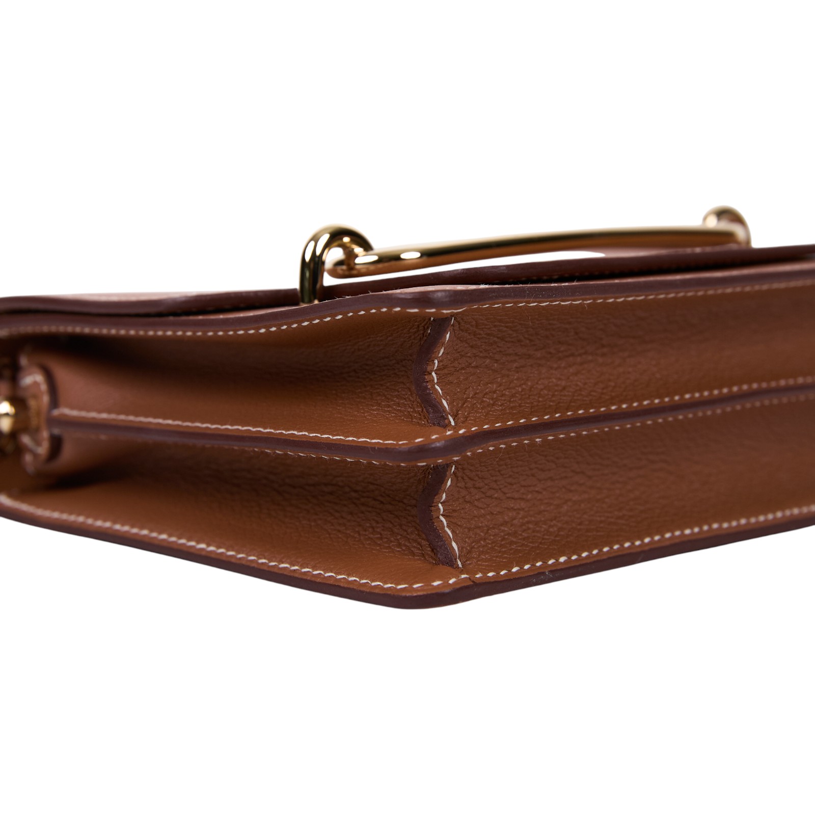 愛馬仕 Hermes Roulis 豬鼻子 斜背包 18 Mini 金色五金 金棕色 H070510CP37 /W HA 849 KA  防塵袋/原廠盒子/購買證明影本