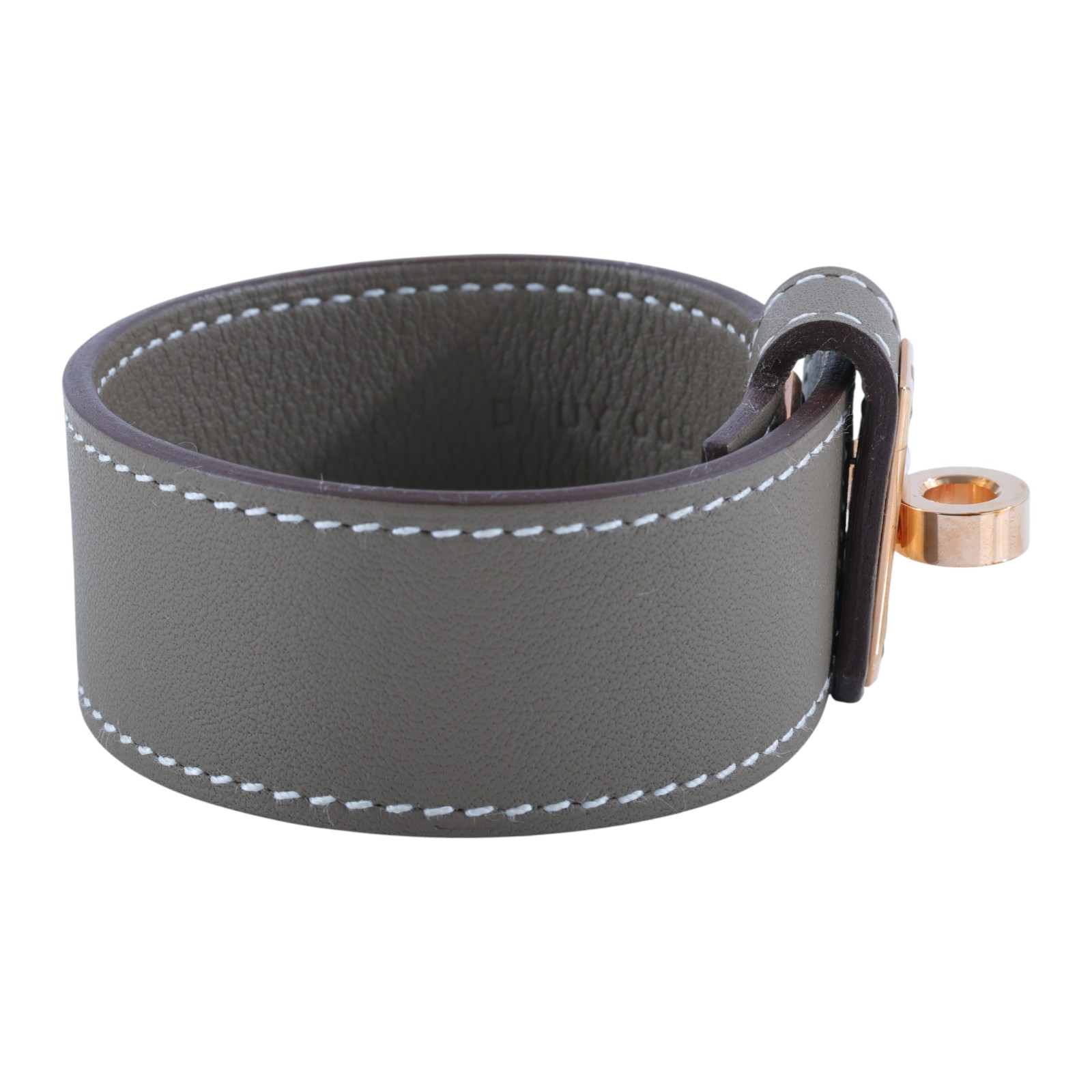 愛馬仕 Hermes Kelly Twist 手環 小型 金色五金 大象灰 H011078CC18T2 B UY 009 TM  原廠盒子/防塵袋