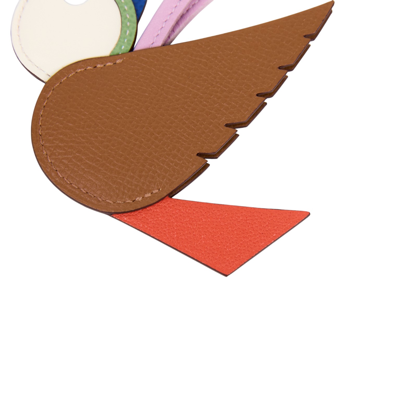 愛馬仕 Hermes Birdy 吊飾  K SI 003 DB K刻 布穀鳥KELLY釦吊飾 無附屬品