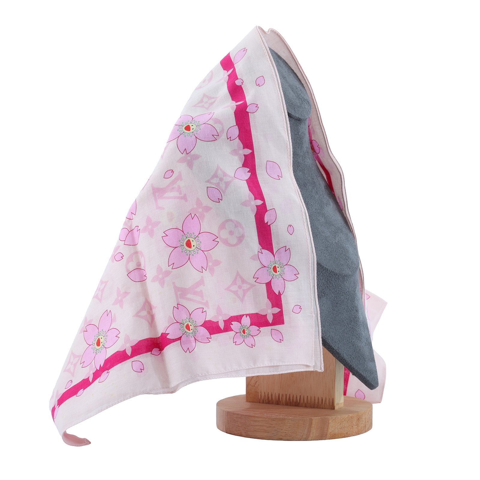 路易威登 LOUIS VUITTON 村上隆 櫻花系列 絲巾 M71921 村上隆櫻花系列方巾 無附屬品