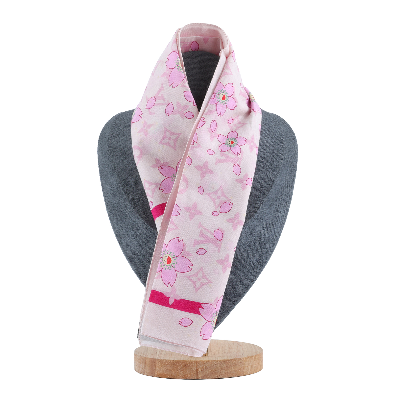 路易威登 LOUIS VUITTON 村上隆 櫻花系列 絲巾 M71921 村上隆櫻花系列方巾 無附屬品