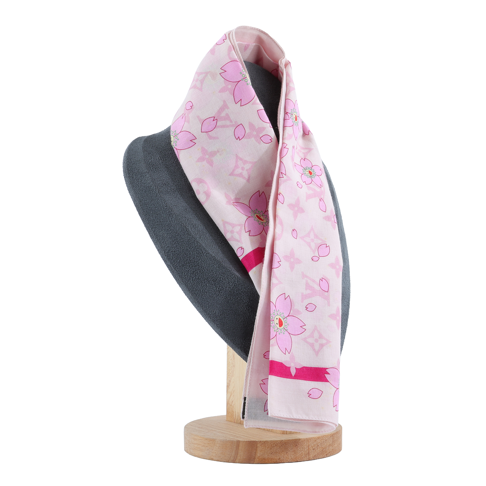 路易威登 LOUIS VUITTON 村上隆 櫻花系列 絲巾 M71921 村上隆櫻花系列方巾 無附屬品