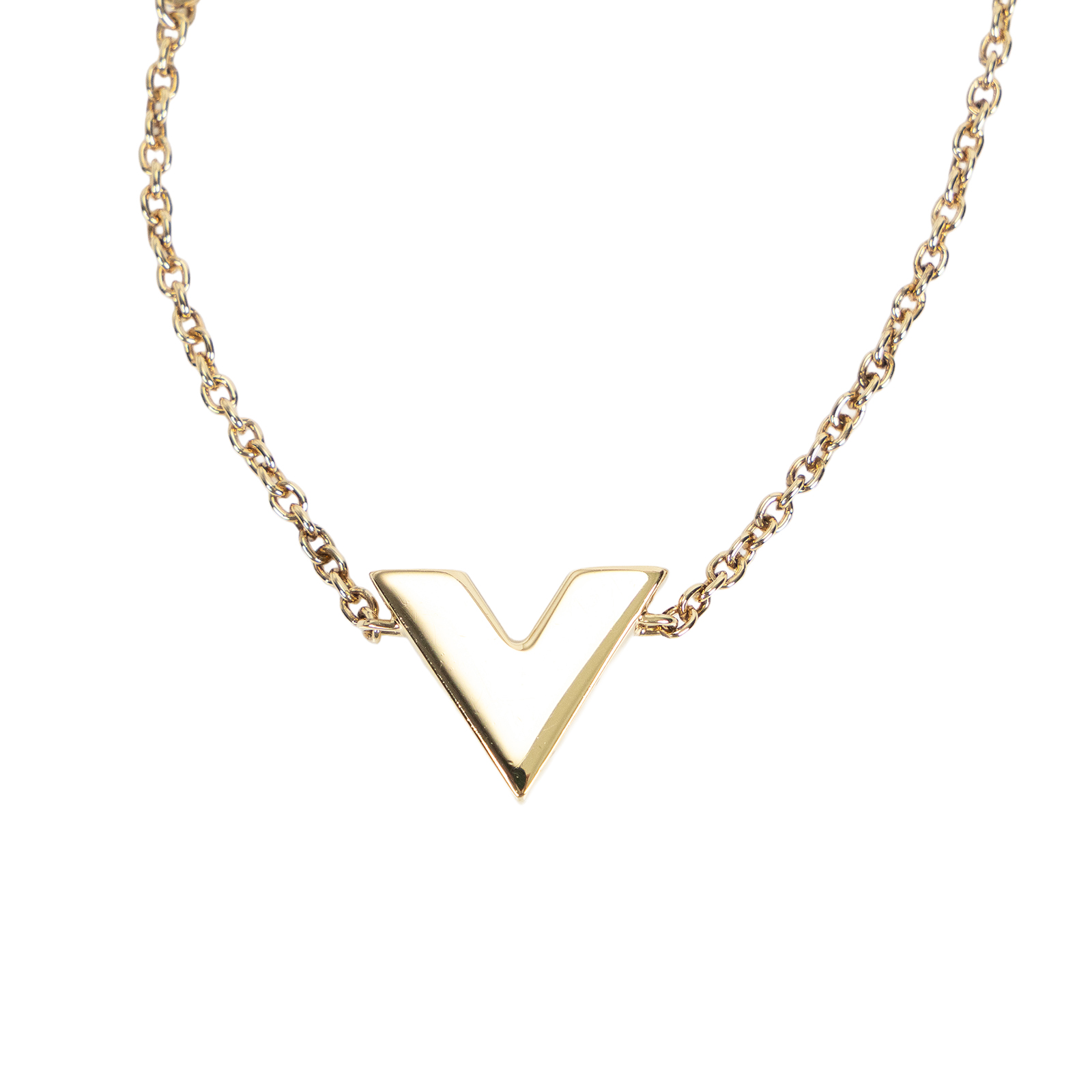 路易威登 LOUIS VUITTON Essential V 手鍊 金色 M61084 金ESSENTIAL V手鍊 原廠盒子/防塵袋