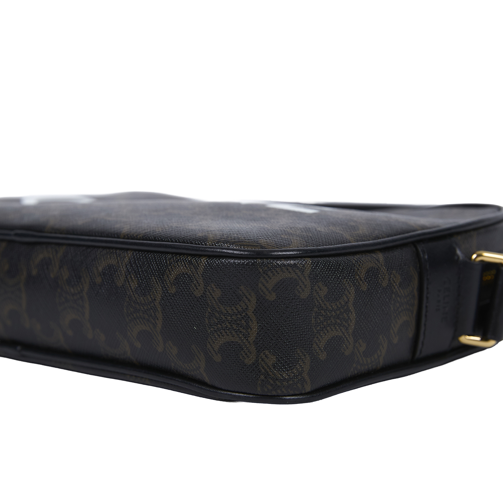 思琳 CELINE 標誌印花 郵差包 中型 194502EJG 棕凱旋門相機包 防塵袋