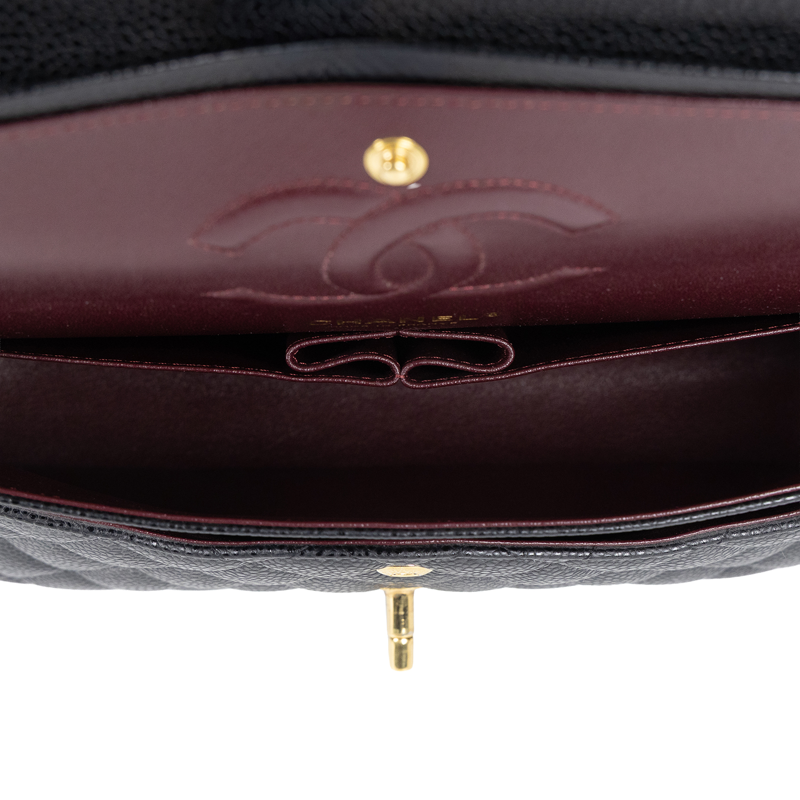 香奈兒 CHANEL CF 經典 11.12 口蓋包 A01112 Y01864 29開黑金荔枝COCO25 原廠盒子/保證卡/防塵袋/購買證明正本