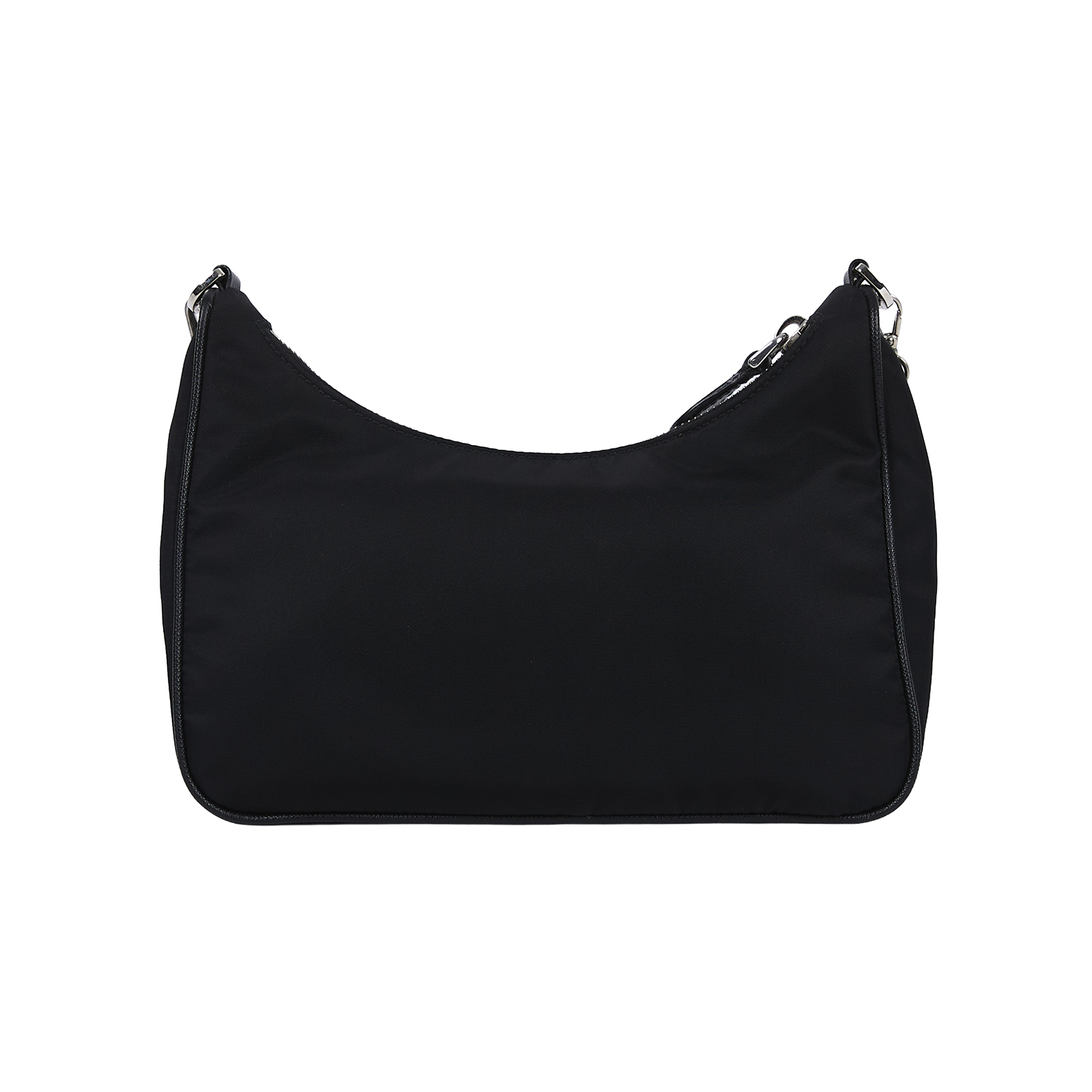 普拉達 PRADA Re-Edition 2005 Re-Nylon 手袋 1BH204_R064 黑銀三合一尼龍肩背包 無附屬品