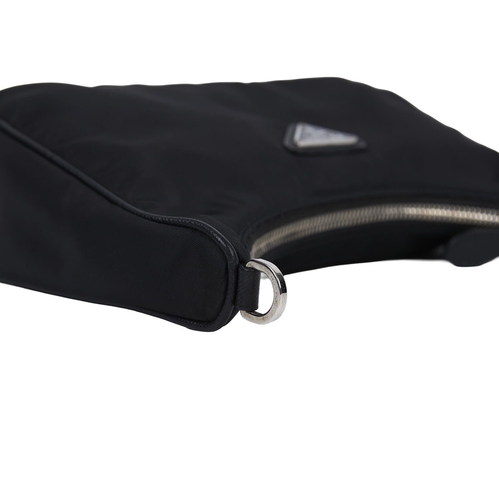 普拉達 PRADA Re-Edition 2005 Re-Nylon 手袋 1BH204_R064 黑銀三合一尼龍肩背包 無附屬品