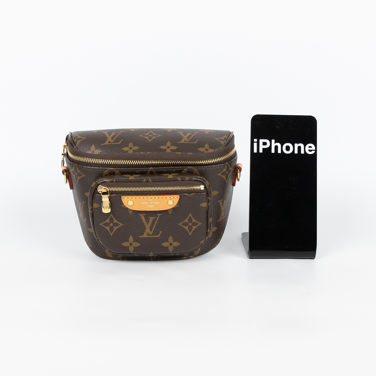 路易威登 LOUIS VUITTON Mini Bumbag 迷你 腰包 鏈條 單肩包 M82335 晶片款  原廠盒子/防塵袋/購買證明