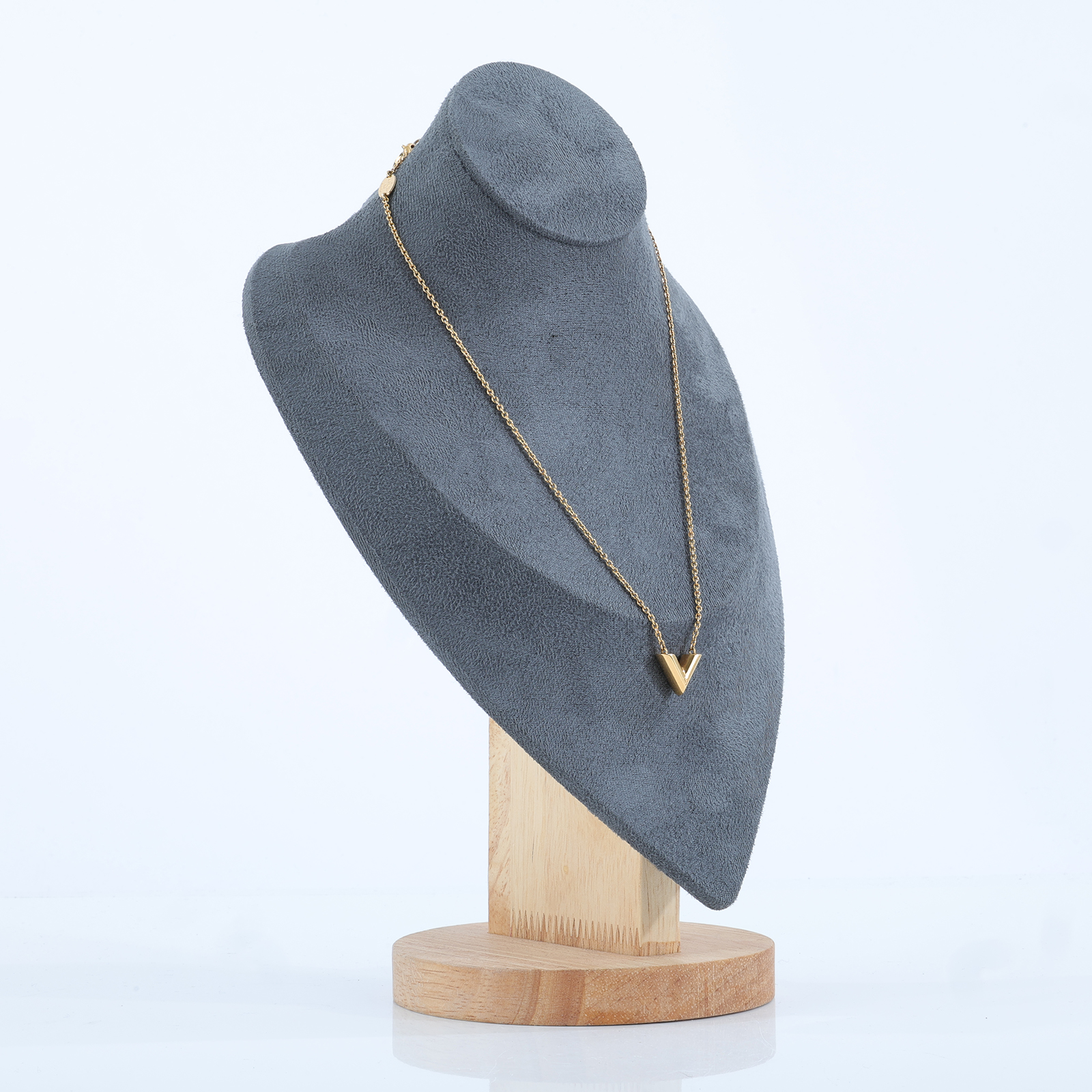 路易威登 LOUIS VUITTON Essential V 項鏈 金屬色 M61083 金色ESSENTIAL V項鍊 防塵袋/原廠盒子