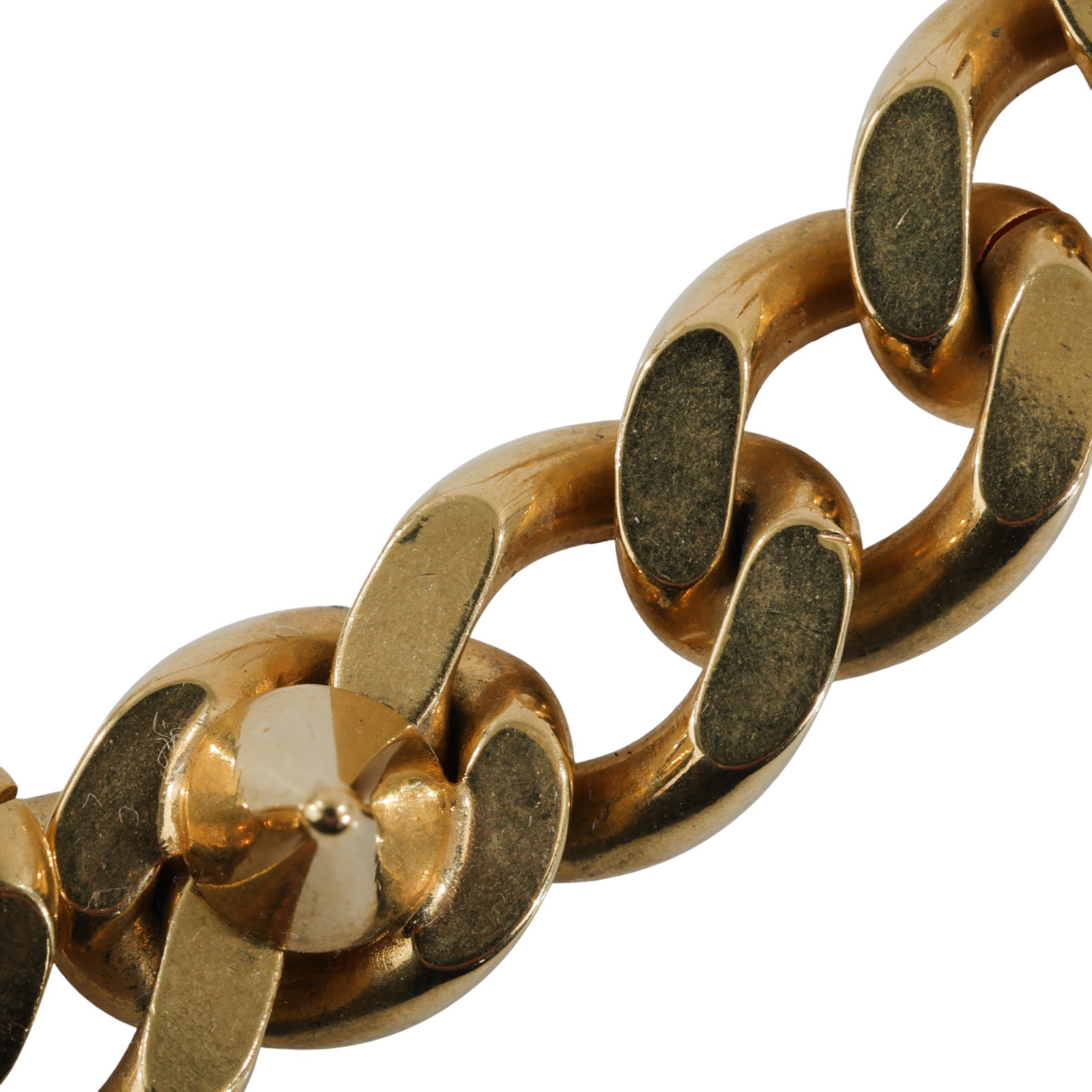 迪奧 CHRISTIAN DIOR 30 Montaigne 短項鍊 N1713MTGMT 金色鉚釘古巴項鍊 防塵袋