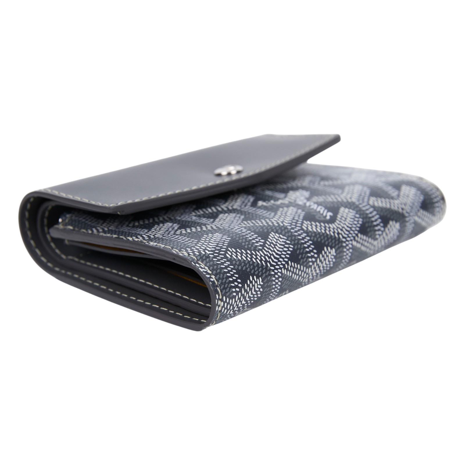 高雅德 GOYARD Saint Gabriel 錢包 三折 短夾 STGABRPMLTY Saint Gabriel灰三折短夾 原廠盒子