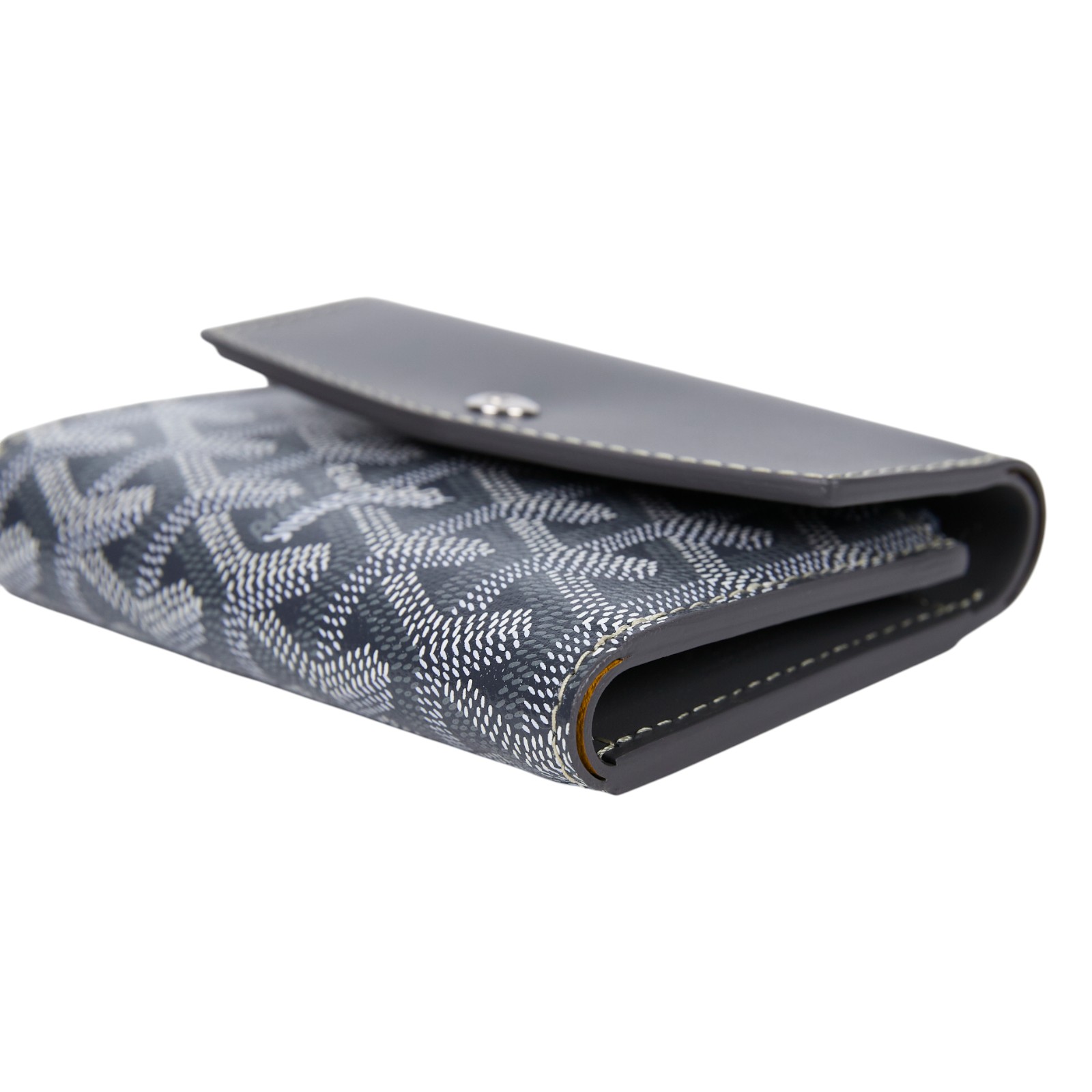 高雅德 GOYARD Saint Gabriel 錢包 三折 短夾 STGABRPMLTY Saint Gabriel灰三折短夾 原廠盒子