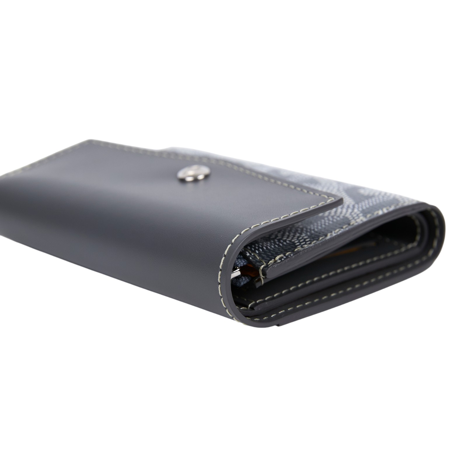 高雅德 GOYARD Saint Gabriel 錢包 三折 短夾 STGABRPMLTY Saint Gabriel灰三折短夾 原廠盒子