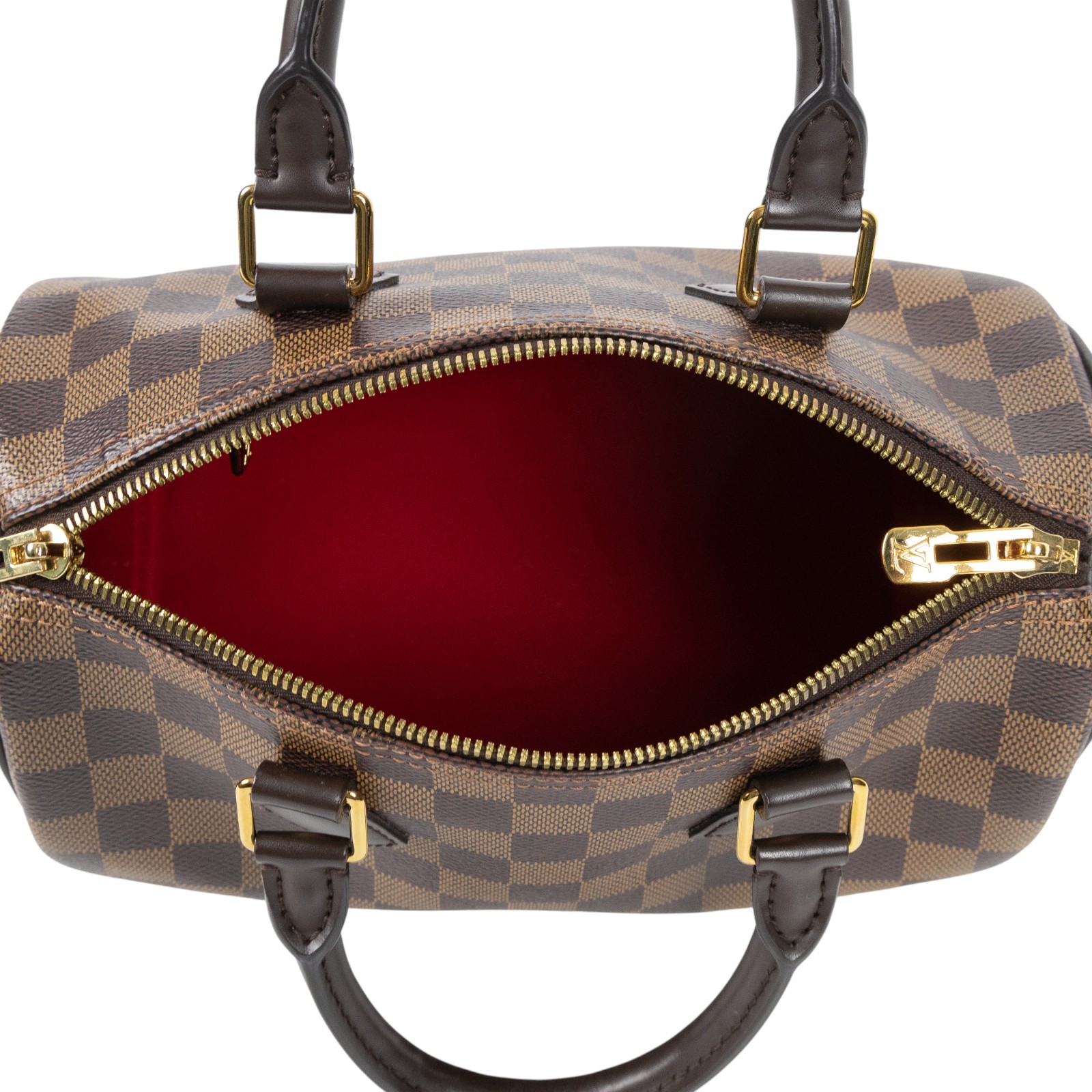 路易威登 LOUIS VUITTON Speedy Bandoulière 25  波士頓包 手提包 棕棋盤格 N40575 晶片款  原廠盒子/防塵袋/購買證明正本/鎖組/背帶