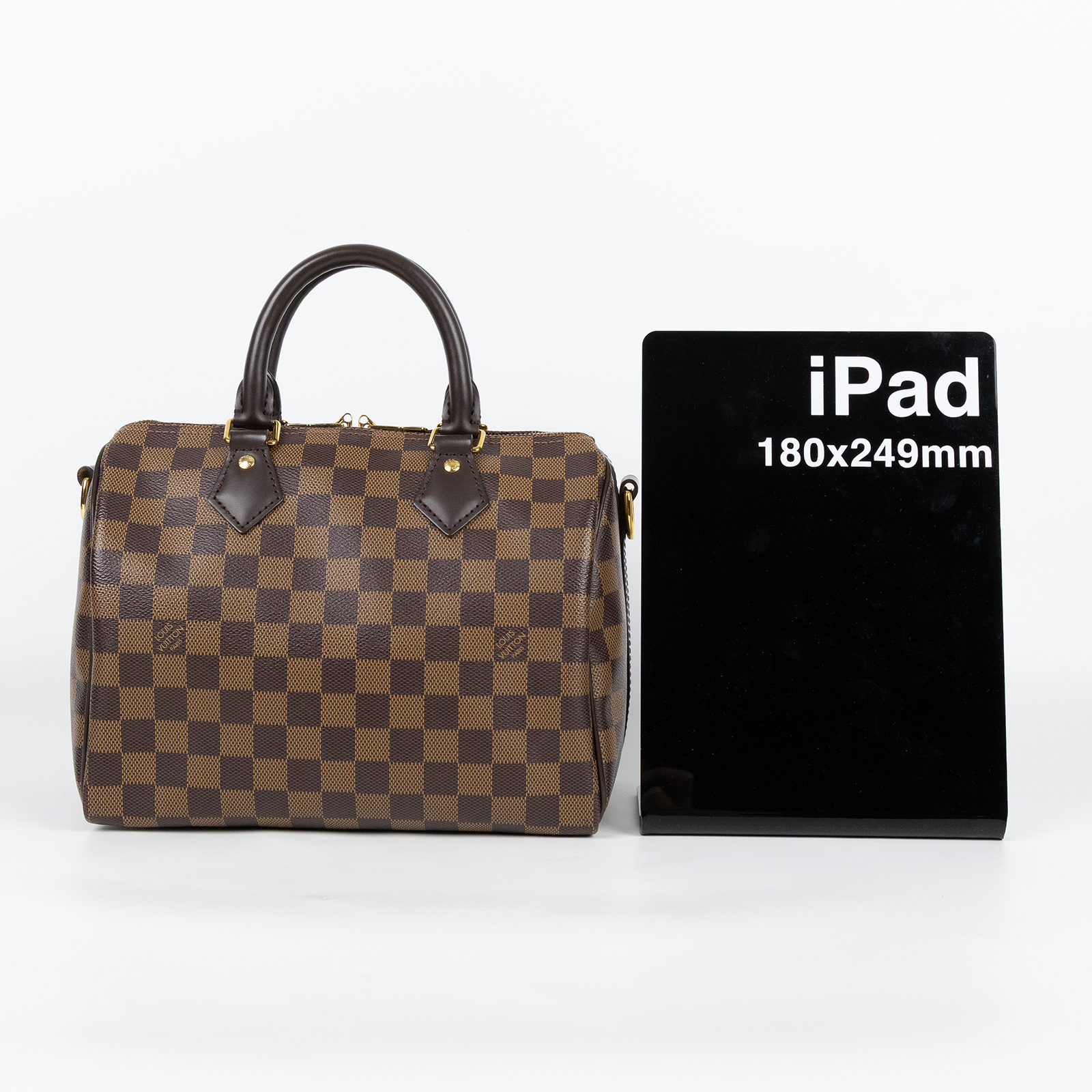 路易威登 LOUIS VUITTON Speedy Bandoulière 25  波士頓包 手提包 棕棋盤格 N40575 晶片款  原廠盒子/防塵袋/購買證明正本/鎖組/背帶