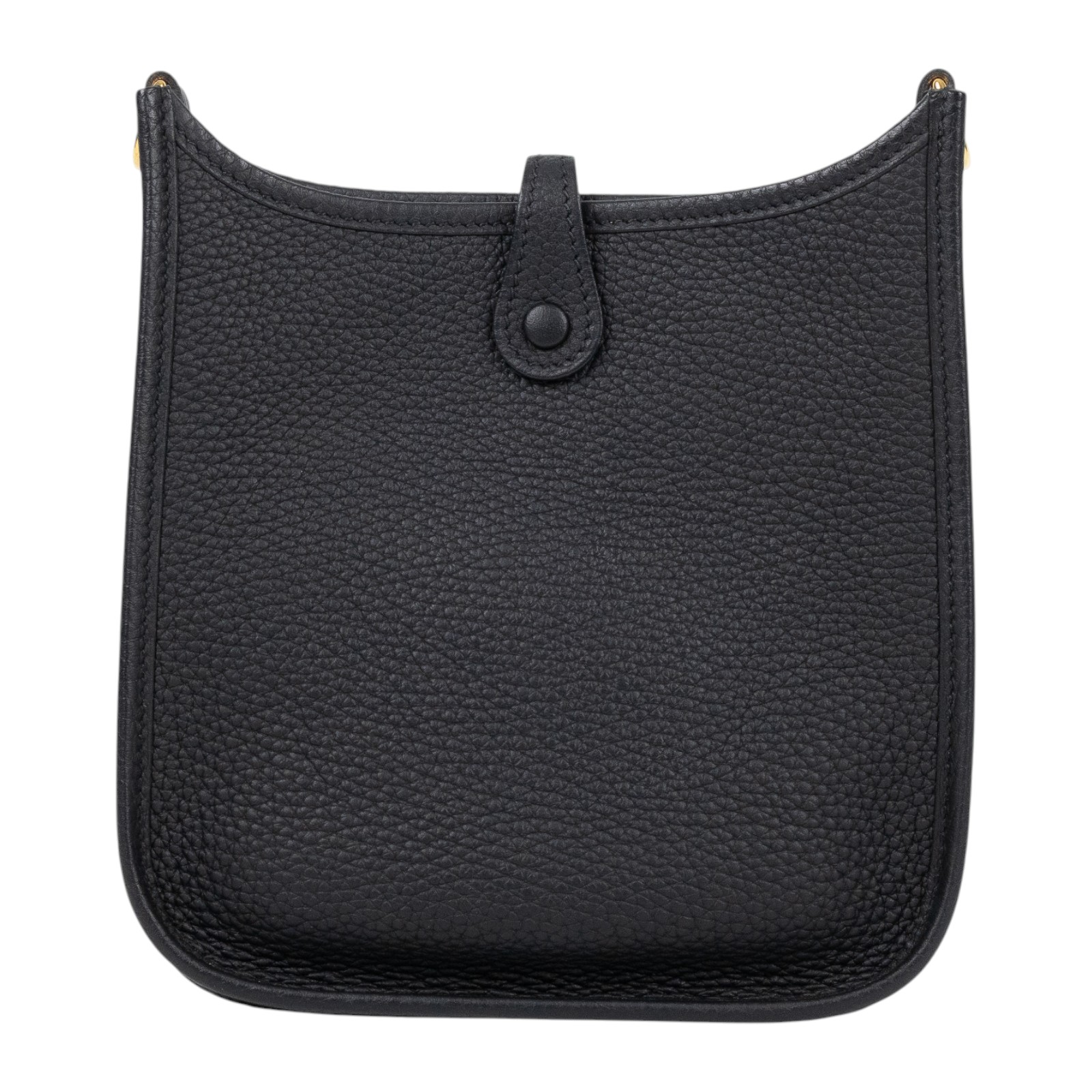 愛馬仕 Hermes Evelyne Bag Mini 伊芙琳包 Evelyne 16 黑色 金色五金 H069426CC89 /D MM 010 AW  防塵袋